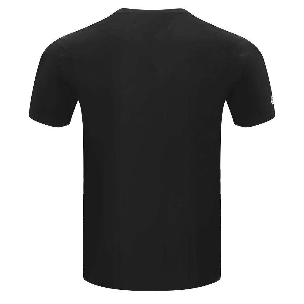Pro Standard Men's NBA Los Angeles Lakers Old English Tee -Black - BLACK Thumbnail View 2