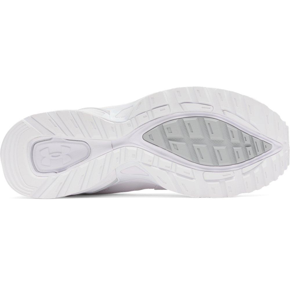 Under Armour Apparition Tech "White/White/Metallic Silver" Unisex Shoe - WHITE/WHITE/SILVER Thumbnail View 5