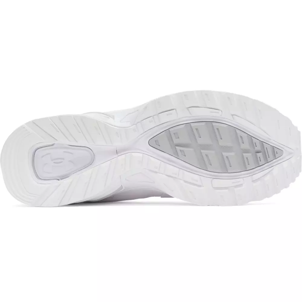 Under Armour Apparition Tech "White/White/Metallic Silver" Unisex Shoe - WHITE/WHITE/SILVER