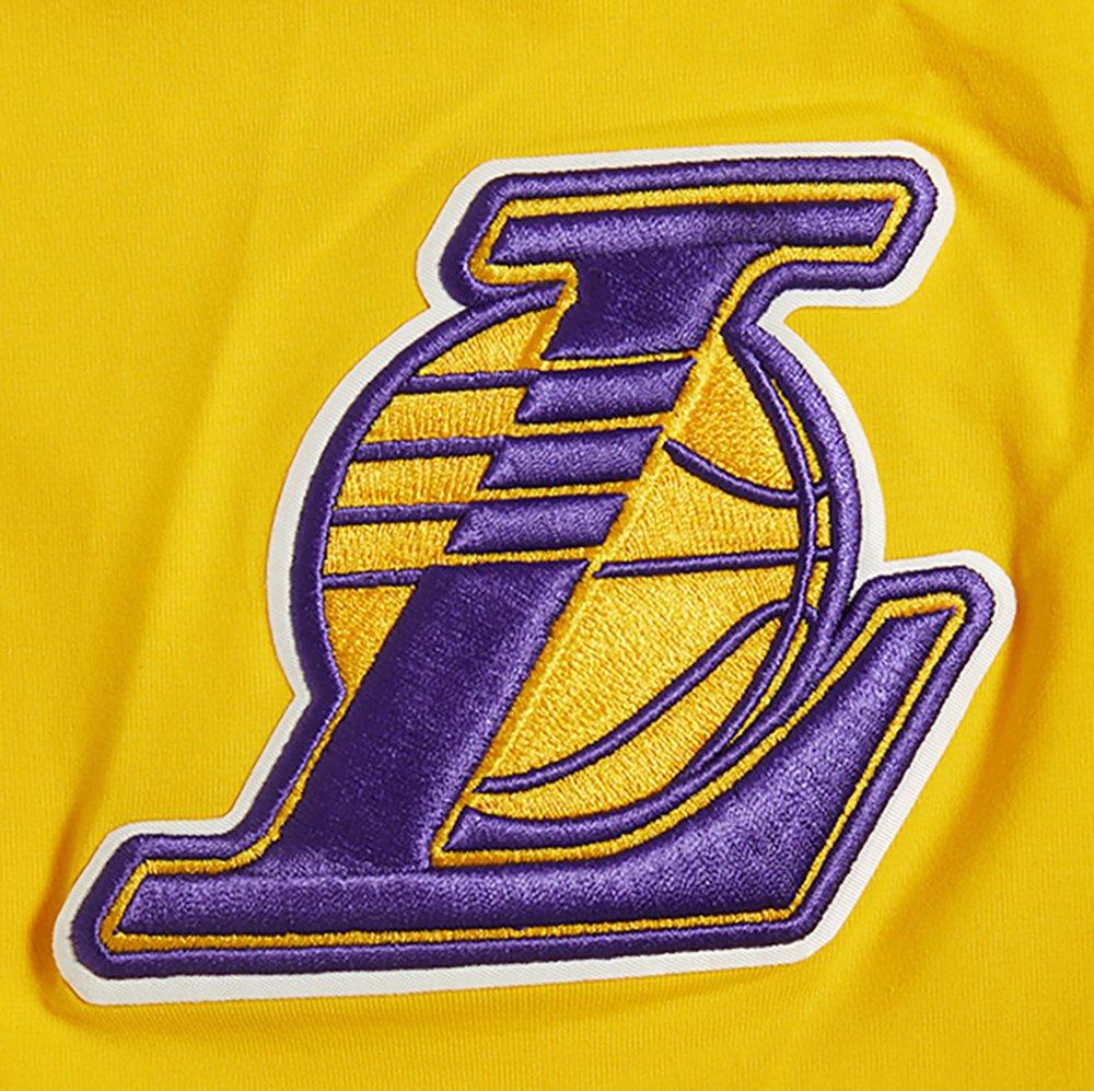 Pro Standard Men's NBA Los Angeles Lakers Old English Tee -Yellow - YELLOW Thumbnail View 6