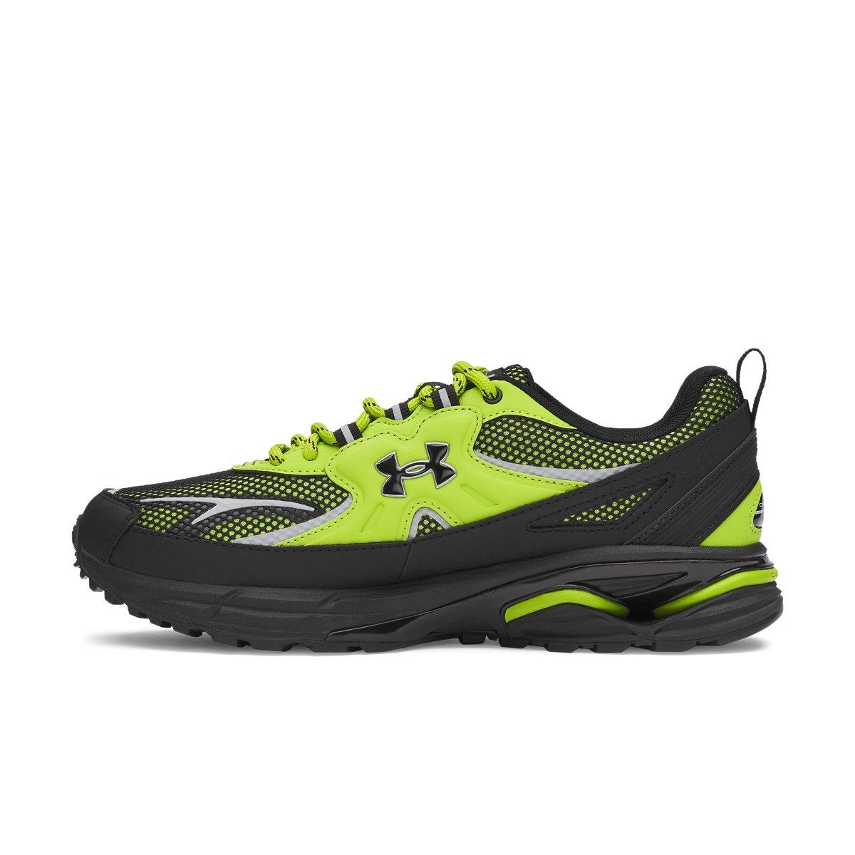 Under Armour Apparition Tech "Green Vibe/Black/Black" Unisex Shoe - GREEN/BLACK/BLACK Thumbnail View 2