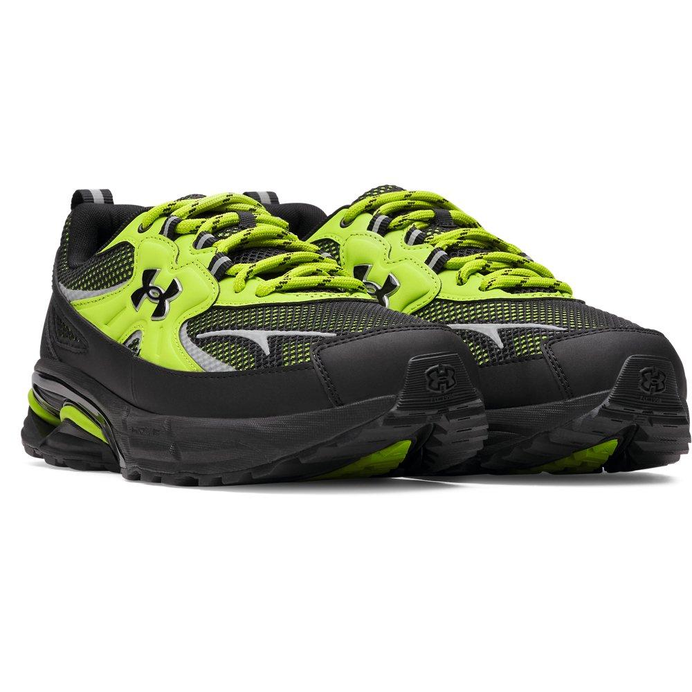 Under Armour Apparition Tech "Green Vibe/Black/Black" Unisex Shoe - GREEN/BLACK/BLACK Thumbnail View 3