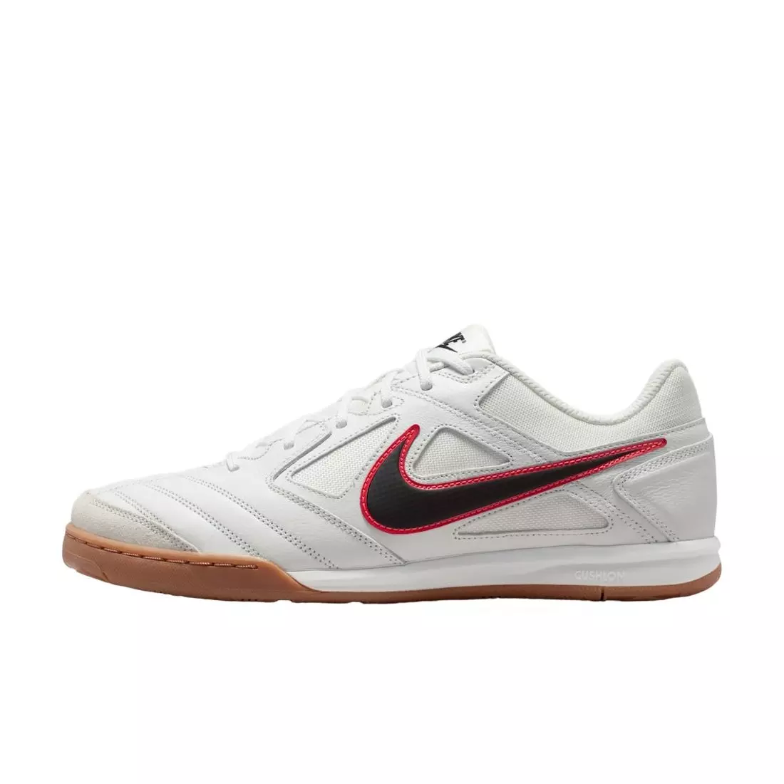 Nike Gato "Summit White/Bright Crimson/Gum Medium Brown/Black" Men's Shoe - WHITE/CRIMSON/MD BROWN/BLACK