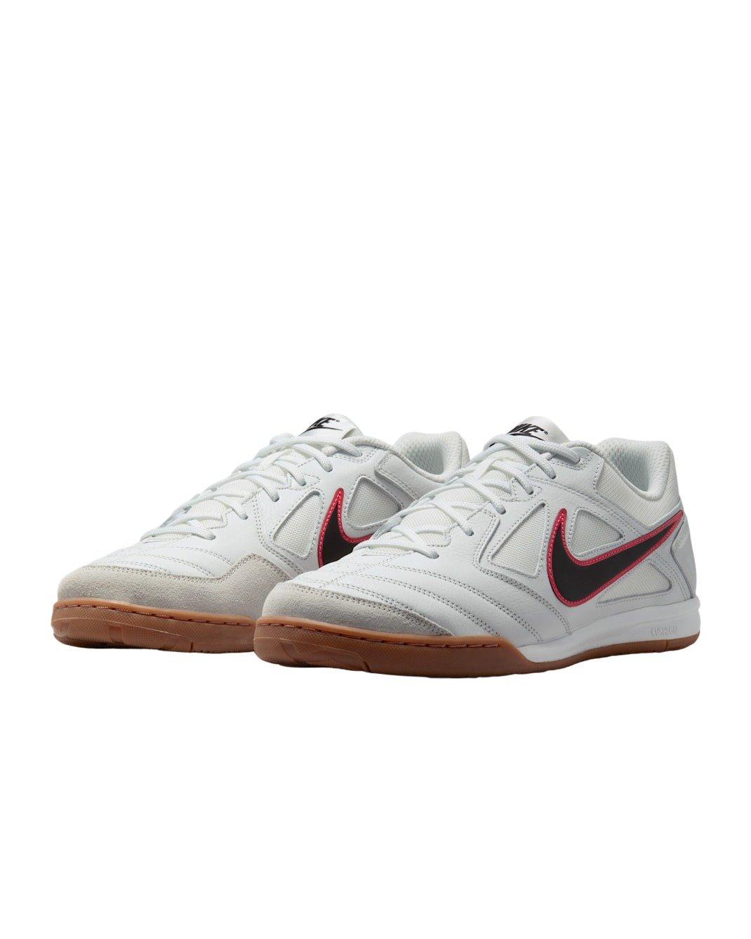 Nike Gato "Summit White/Bright Crimson/Gum Medium Brown/Black" Men's Shoe - WHITE/CRIMSON/MD BROWN/BLACK Thumbnail View 3