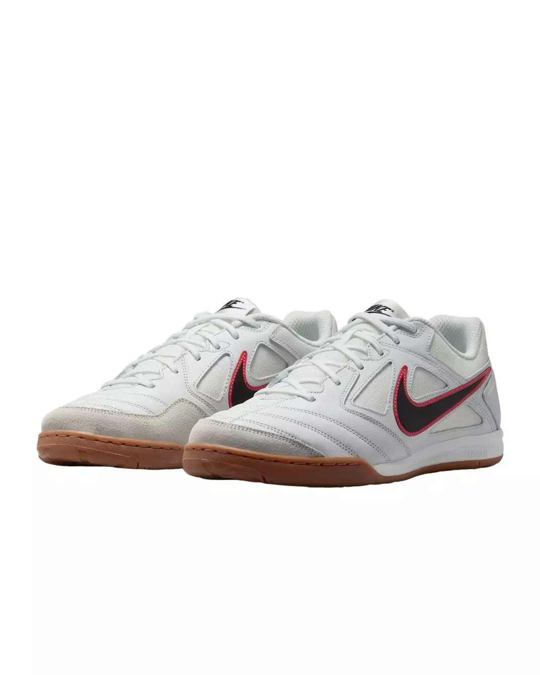 Nike Gato "Summit White/Bright Crimson/Gum Medium Brown/Black" Men's Shoe - WHITE/CRIMSON/MD BROWN/BLACK