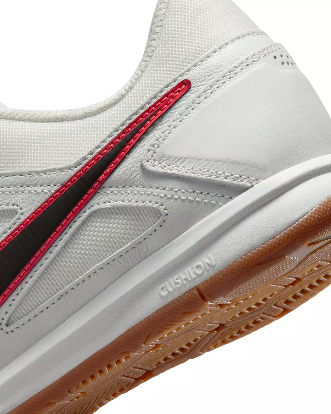 Nike Gato "Summit White/Bright Crimson/Gum Medium Brown/Black" Men's Shoe - WHITE/CRIMSON/MD BROWN/BLACK