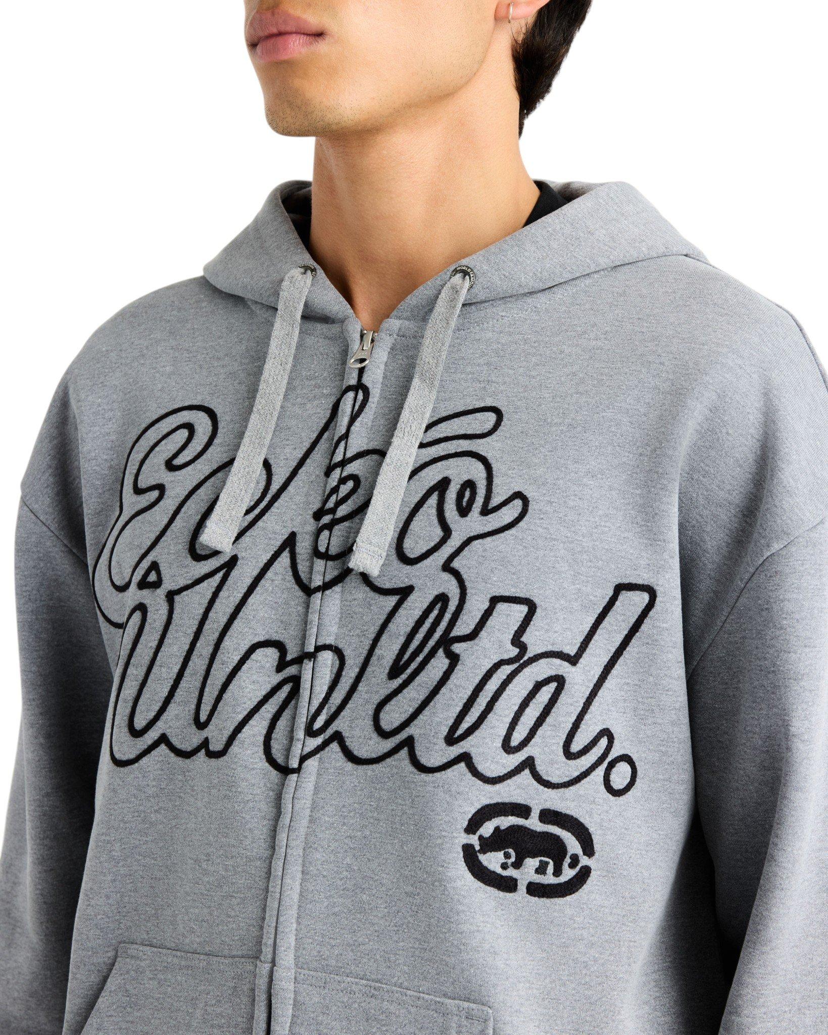 ecko unltd. Men's Linked Up Zip Jacket - Grey - GREY
