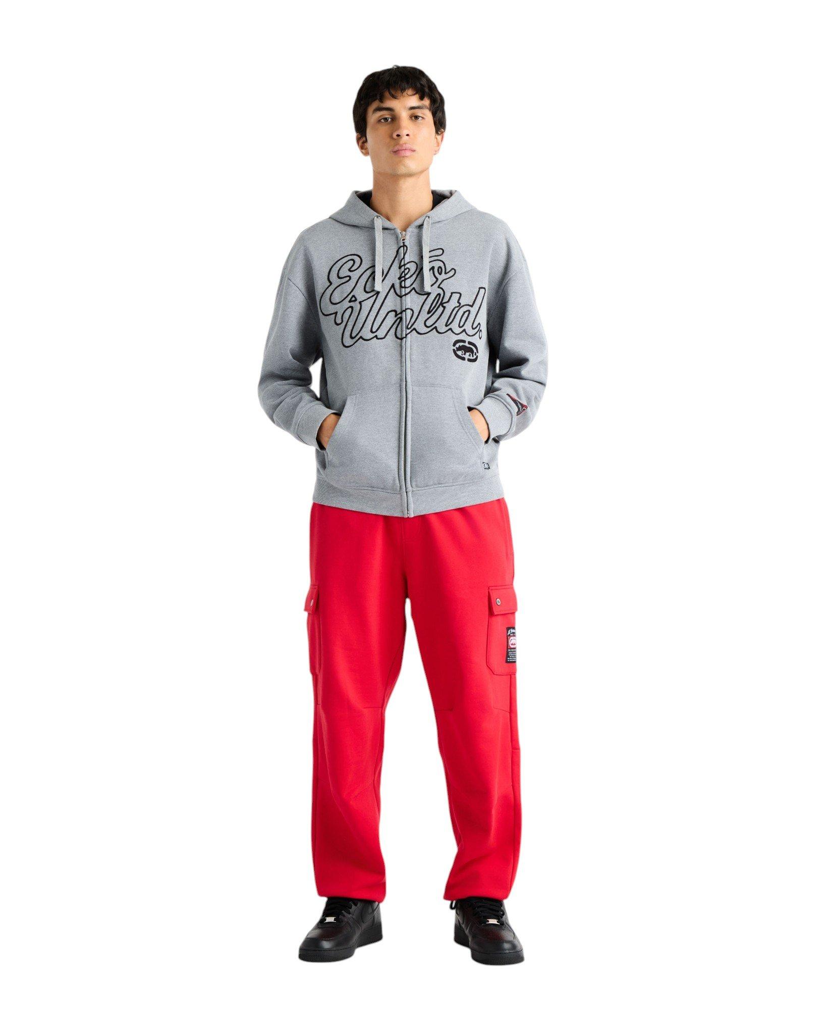 ecko unltd. Men's Linked Up Zip Jacket - Grey - GREY
