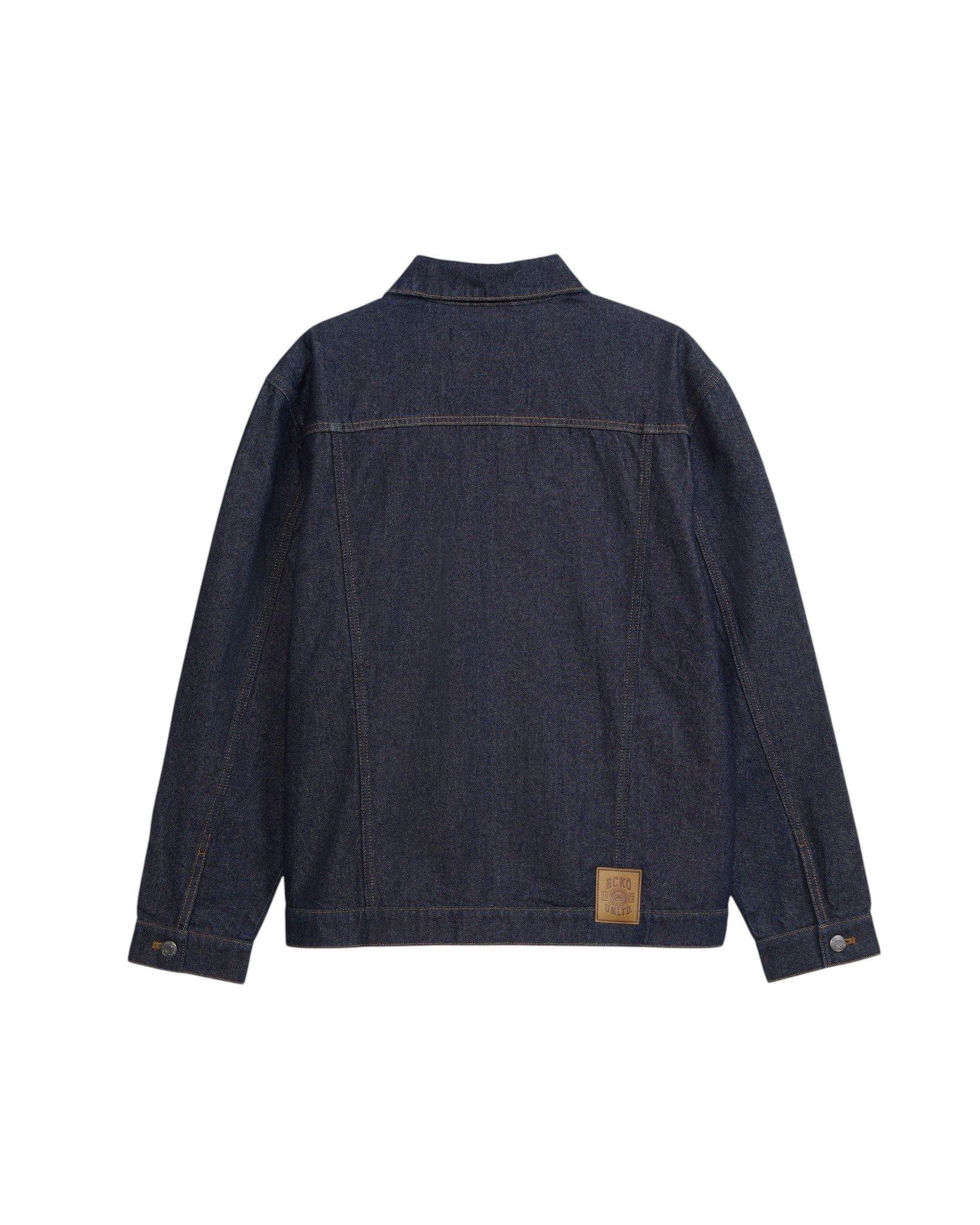 ecko unltd. Men's Lakewood Dark Blue Wash Denim Jacket - DK BLUE