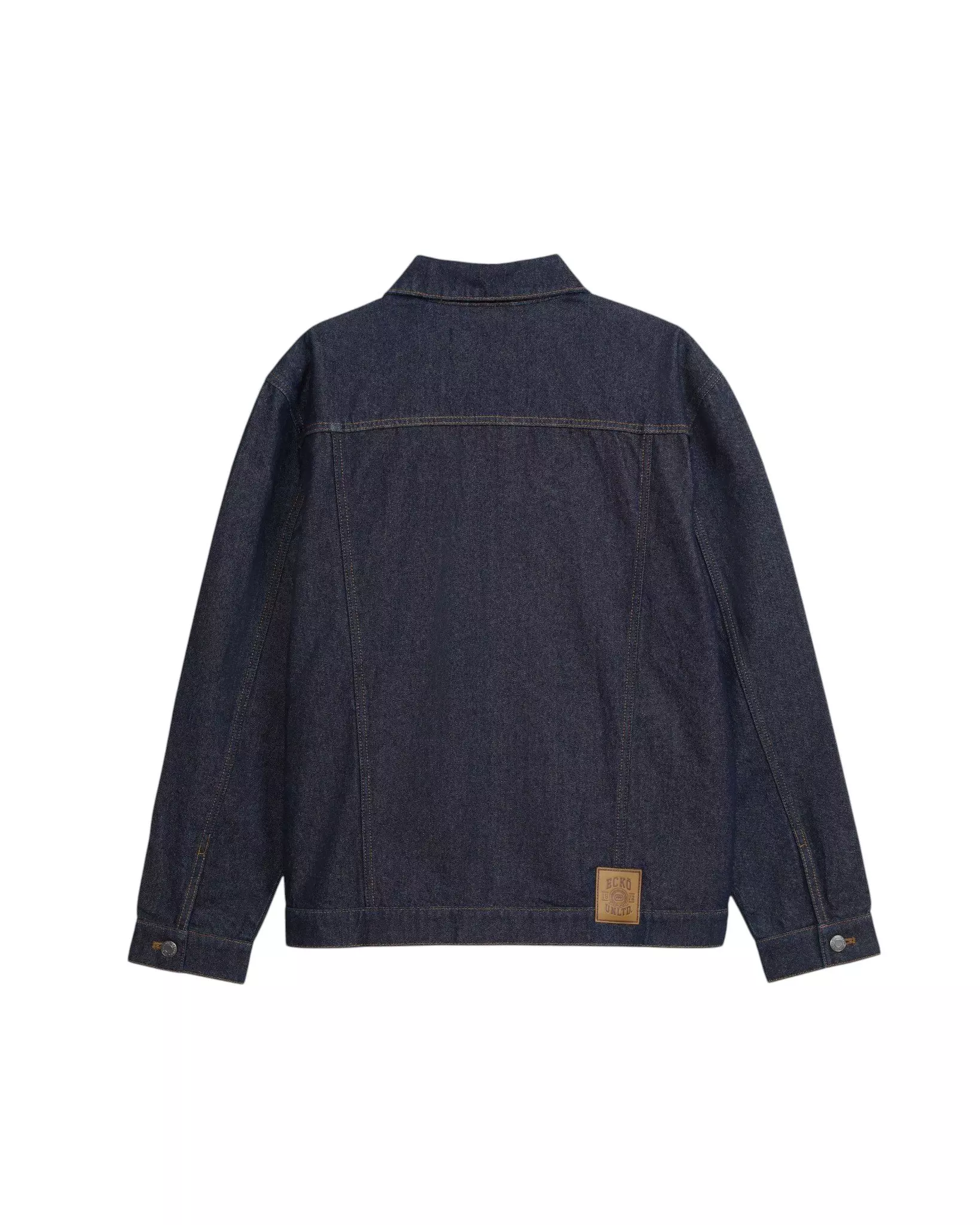 ecko unltd. Men's Lakewood Dark Blue Wash Denim Jacket - DK BLUE