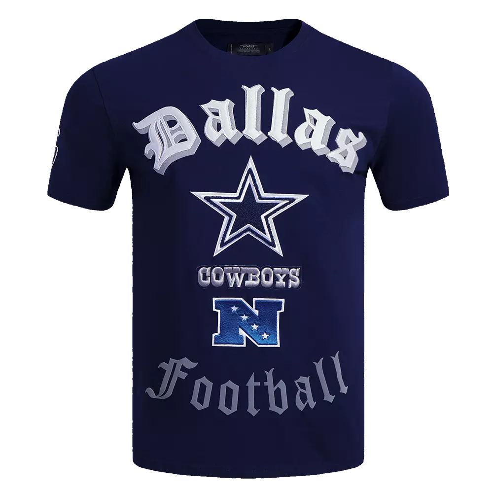 Pro Standard Men's NFL Dallas Cowboys Old English Tee - Navy - NAVY