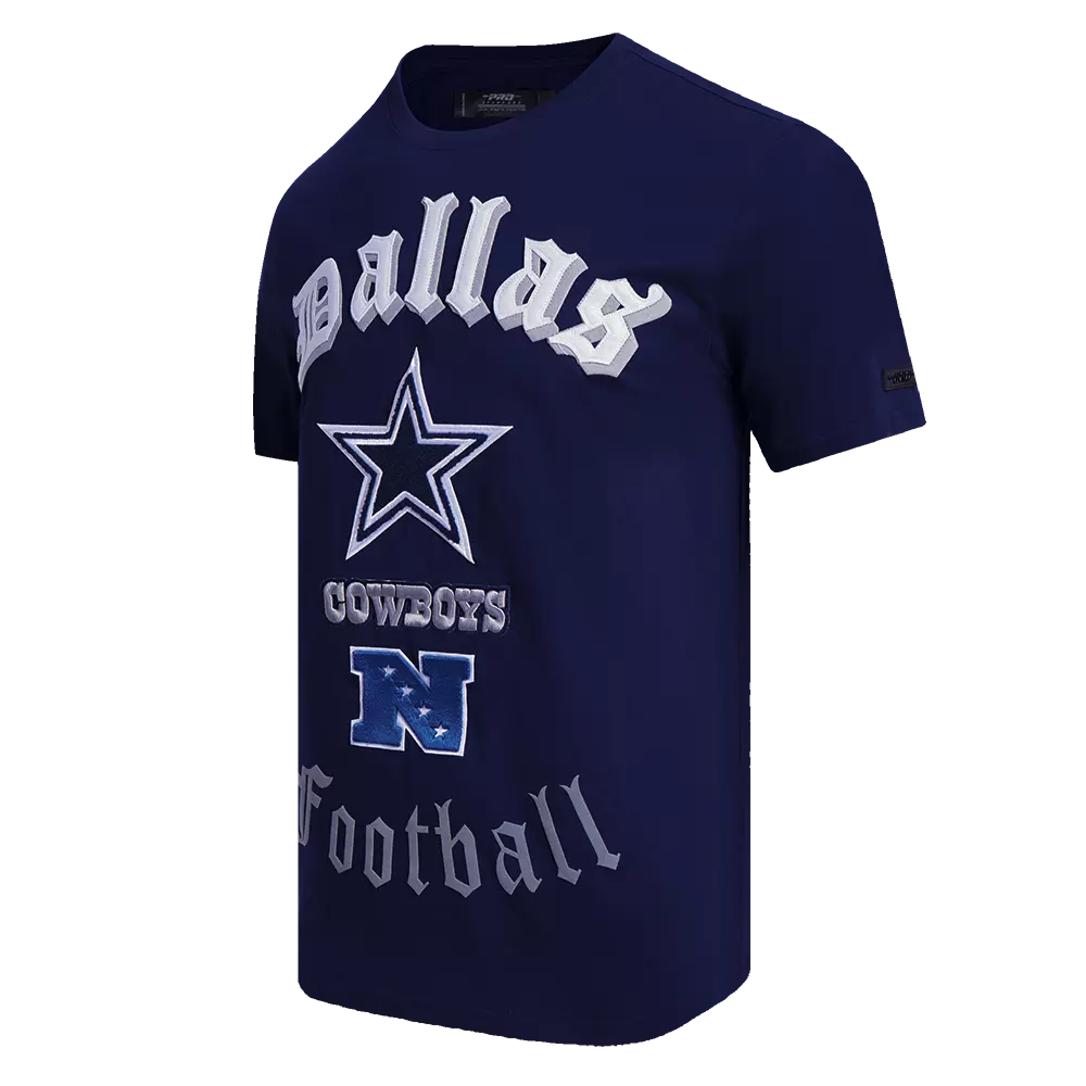 Pro Standard Men's NFL Dallas Cowboys Old English Tee -Navy - NAVY