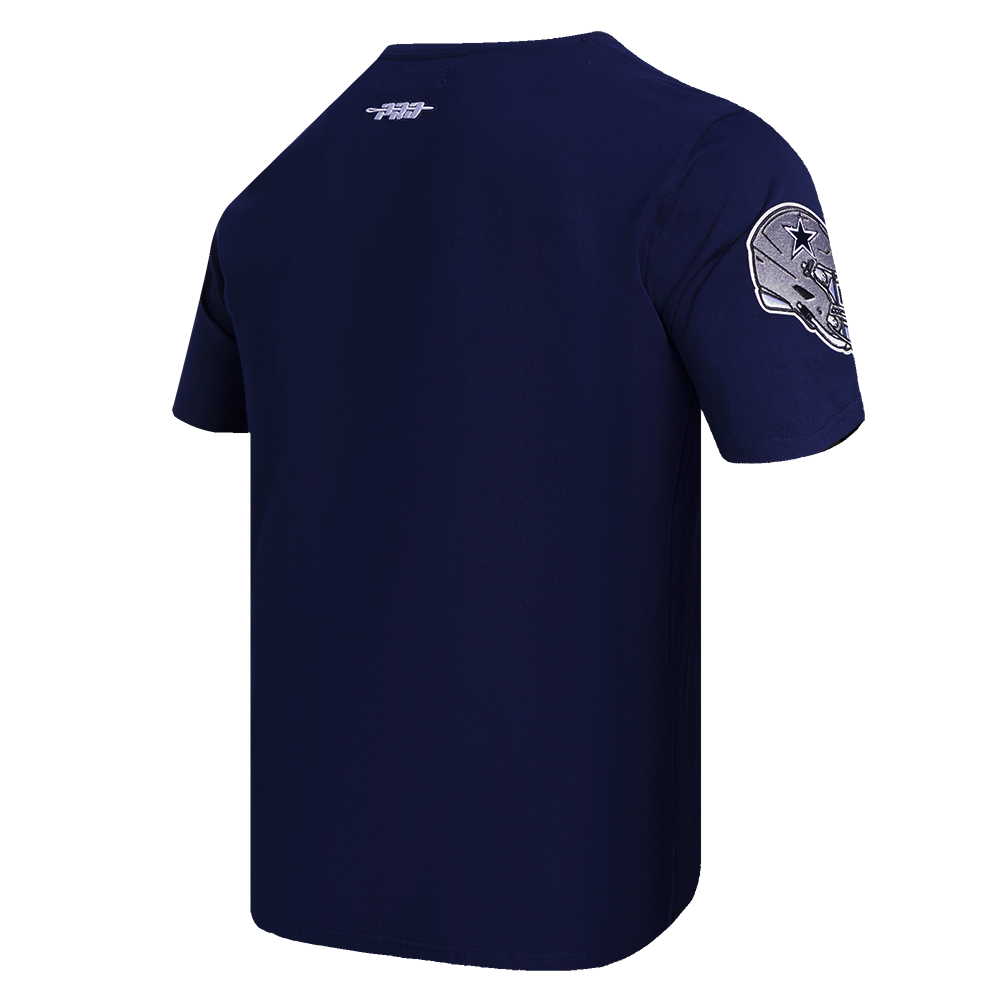 Pro Standard Men's NFL Dallas Cowboys Old English Tee -Navy - NAVY Thumbnail View 4