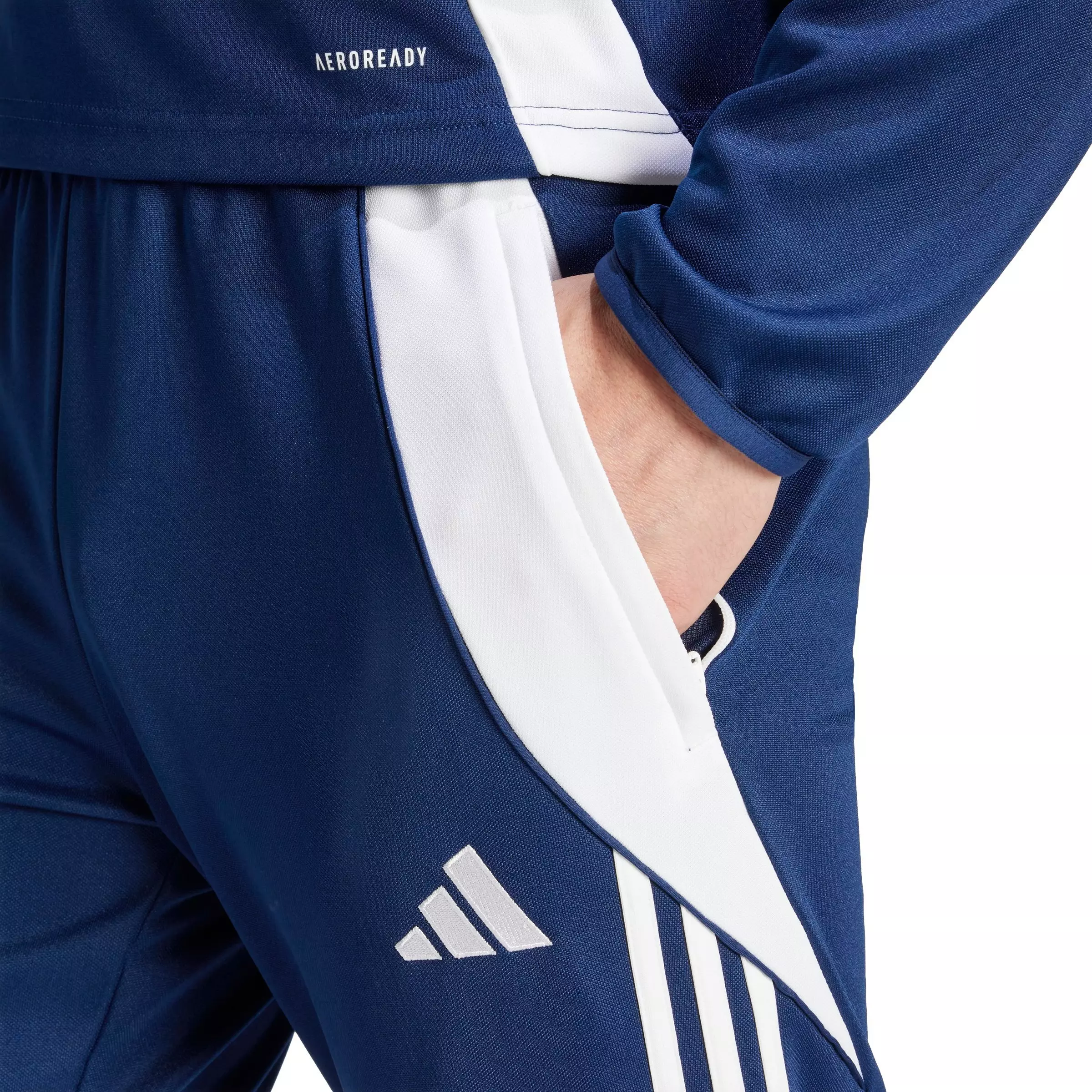 adidas Men's Tiro 24 Soccer Training Tracksuit Bottoms - Navy - NAVY