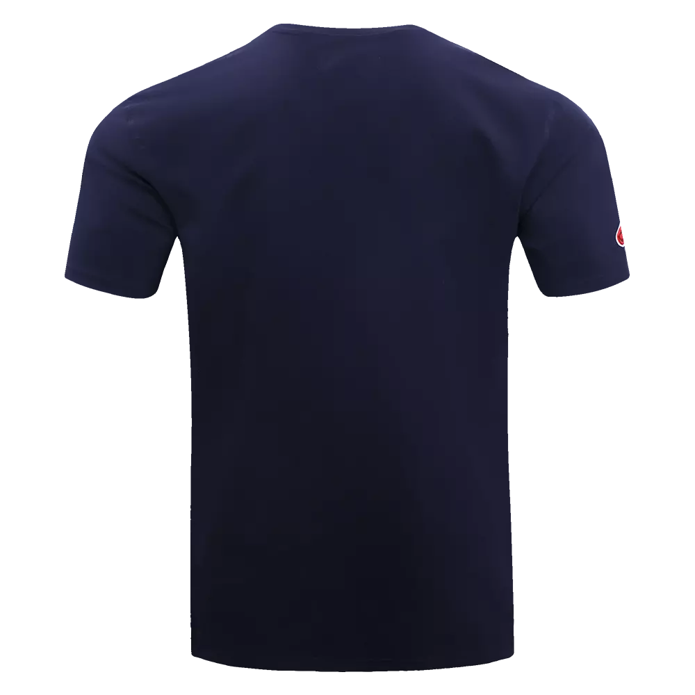 Pro Standard Men's MLB Atlanta Braves Old English Tee - Navy - NAVY