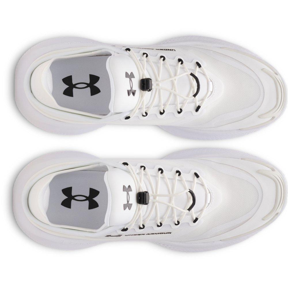 Under Armour Nova "White/White Quartz Black" Unisex Running Shoe - WHITE/WHITE QUARTZ/BLACK Thumbnail View 4
