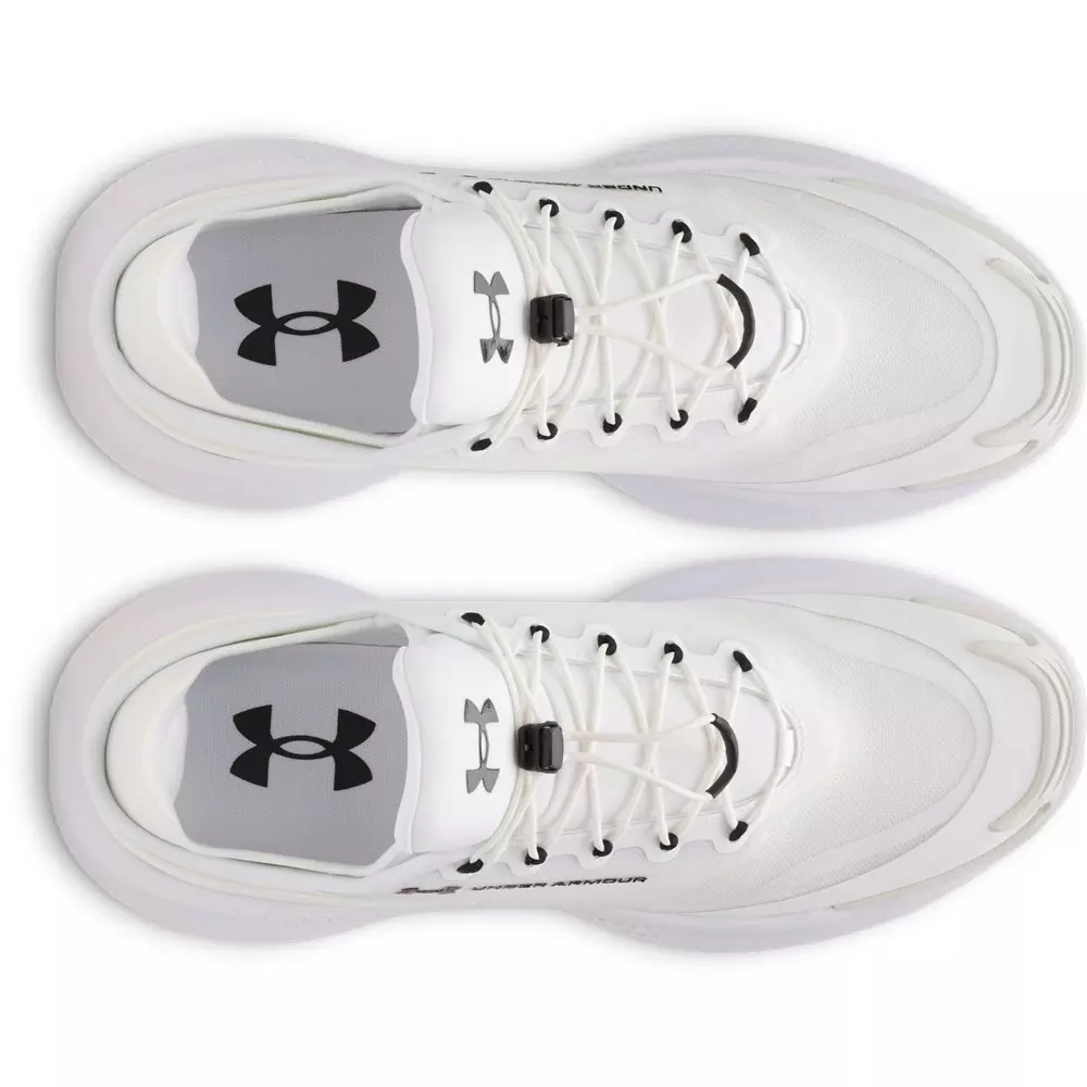Under Armour Nova "White/White Quartz Black" Unisex Running Shoe - WHITE/WHITE QUARTZ/BLACK