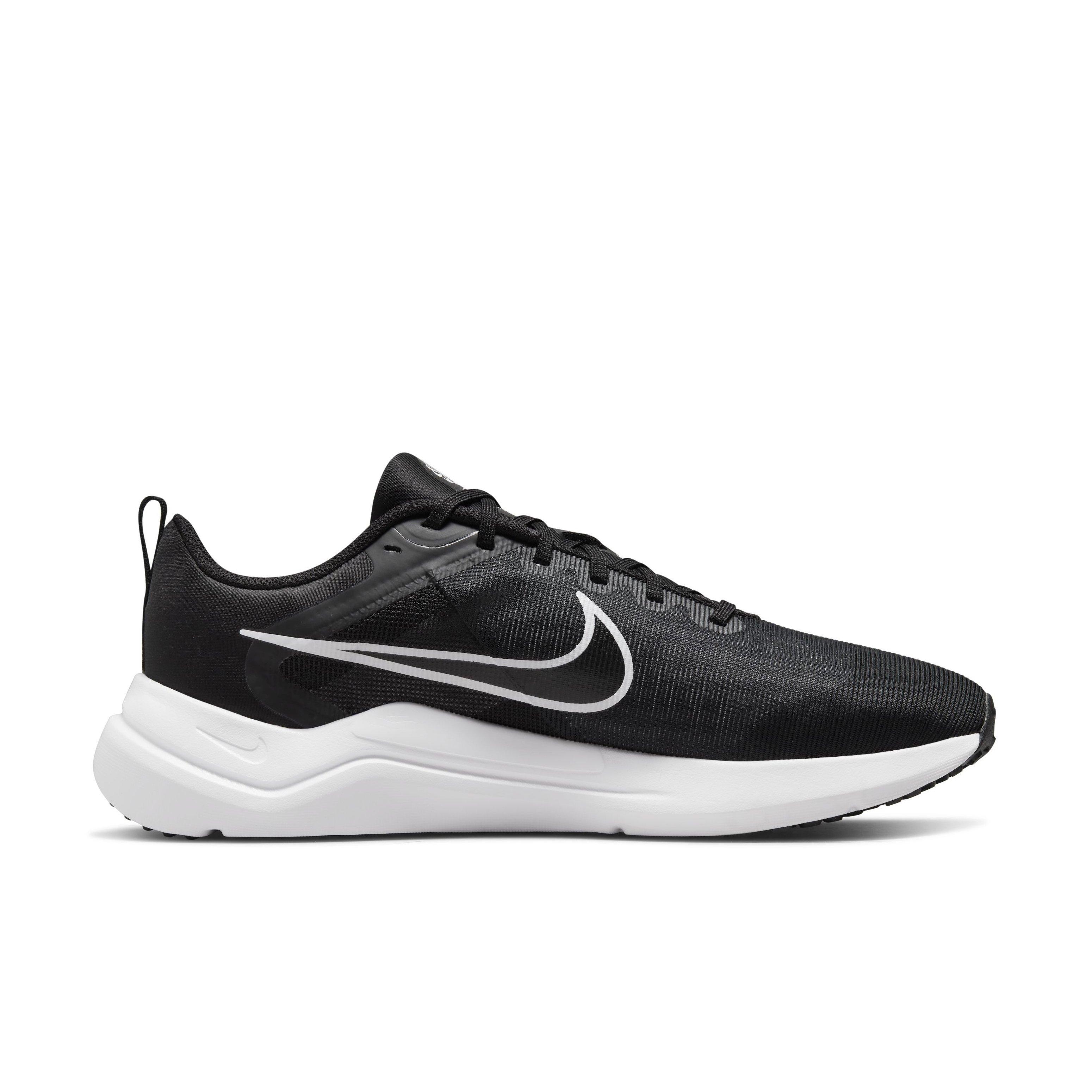 Nike Downshifter 12 "Black/White/Dark Smoke Grey/Pure Platinum" Men's Running Shoe - BLACK/WHITE/DK GREY/PLATINUM Thumbnail View 1