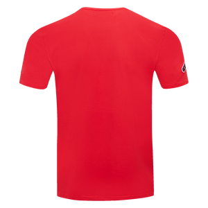 Pro Standard Men's MLB Atlanta Braves Old English Tee -Red