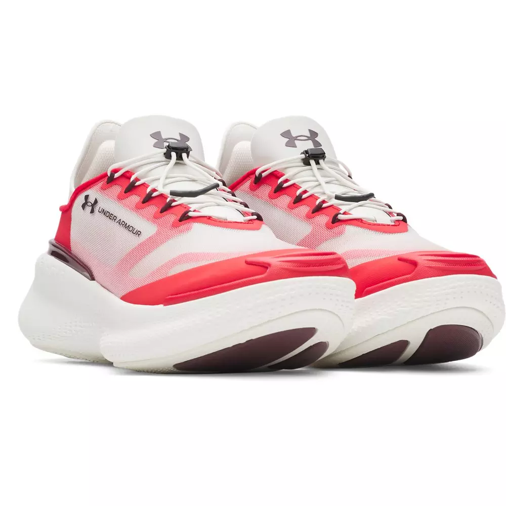 Under Armour Nova "Summit White/Red/Dark Maroon" Unisex Running Shoe - WHITE/RED/DK MAROON