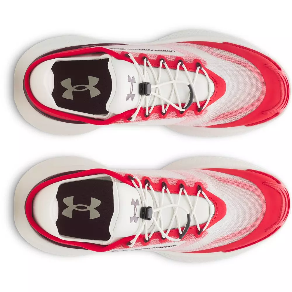 Under Armour Nova "Summit White/Red/Dark Maroon" Unisex Running Shoe - WHITE/RED/DK MAROON