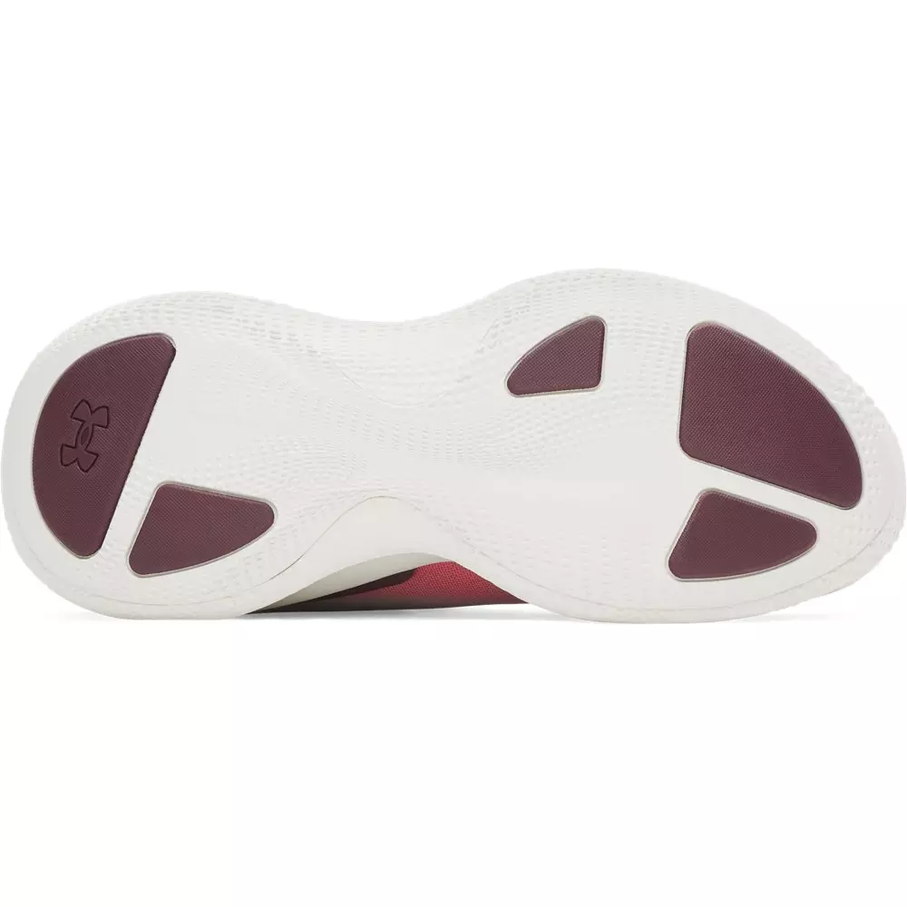 Under Armour Nova "Summit White/Red/Dark Maroon" Unisex Running Shoe - WHITE/RED/DK MAROON