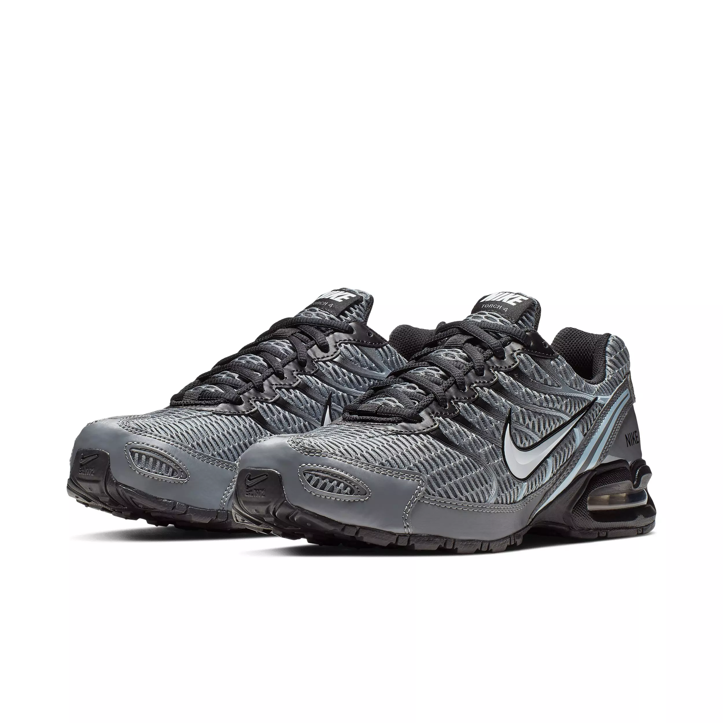 Nike Air Max Torch 4 "Cool Grey/Black/Pure Platinum/White" Men's Shoe - GREY/BLACK/PLATINUM/WHITE