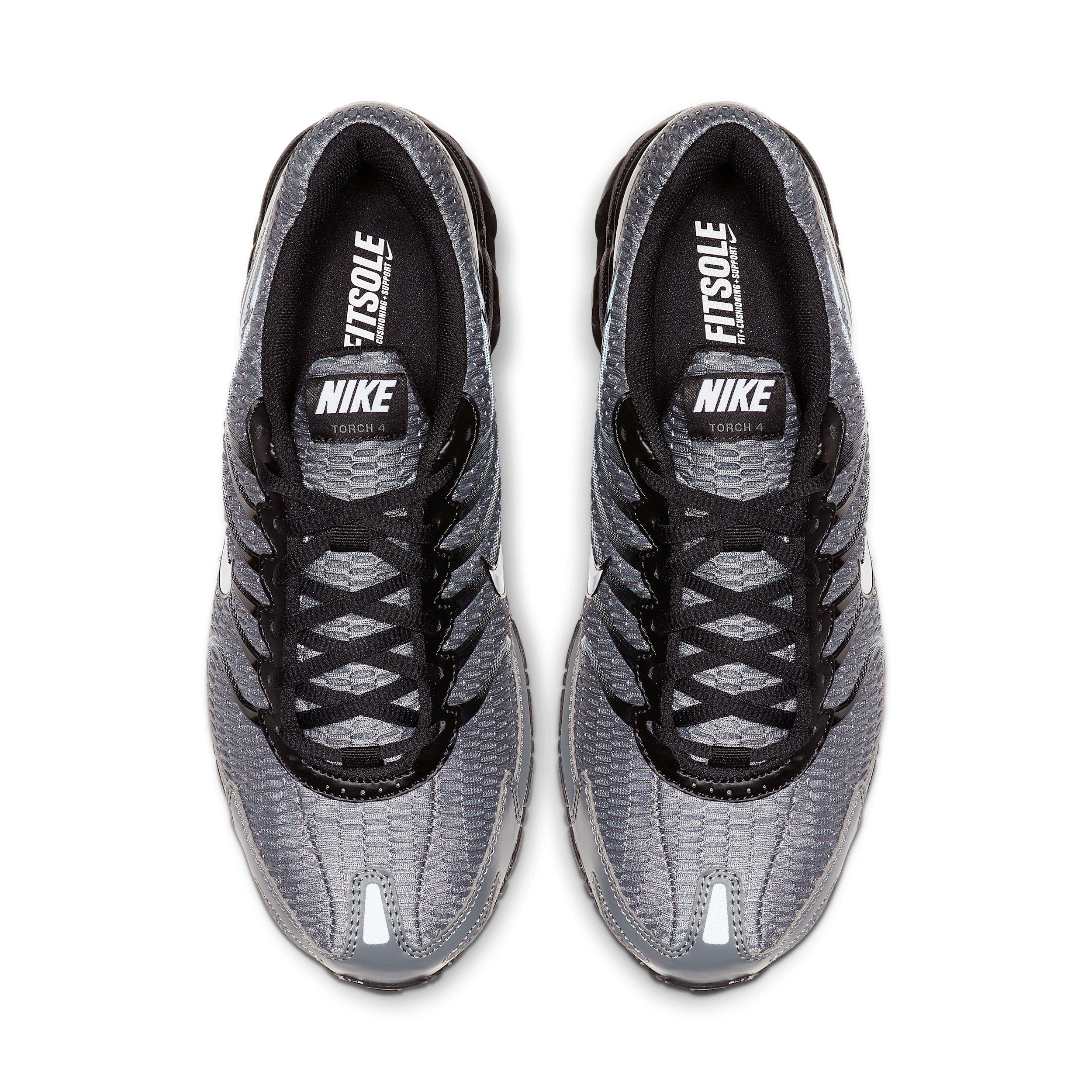 Nike Air Max Torch 4 "Cool Grey/Black/Pure Platinum/White" Men's Shoe - GREY/BLACK/PLATINUM/WHITE Thumbnail View 4
