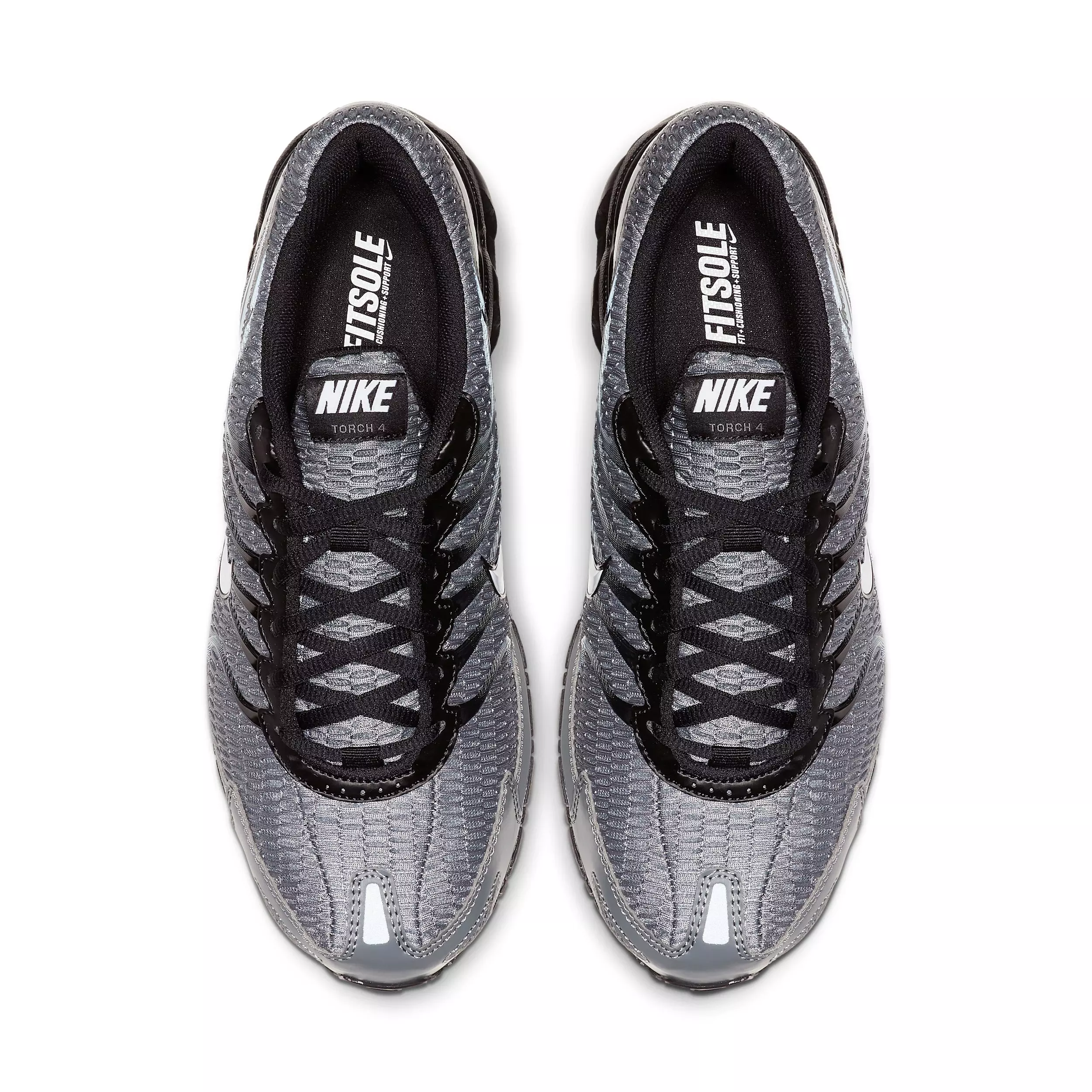 Nike Air Max Torch 4 "Cool Grey/Black/Pure Platinum/White" Men's Shoe - GREY/BLACK/PLATINUM/WHITE