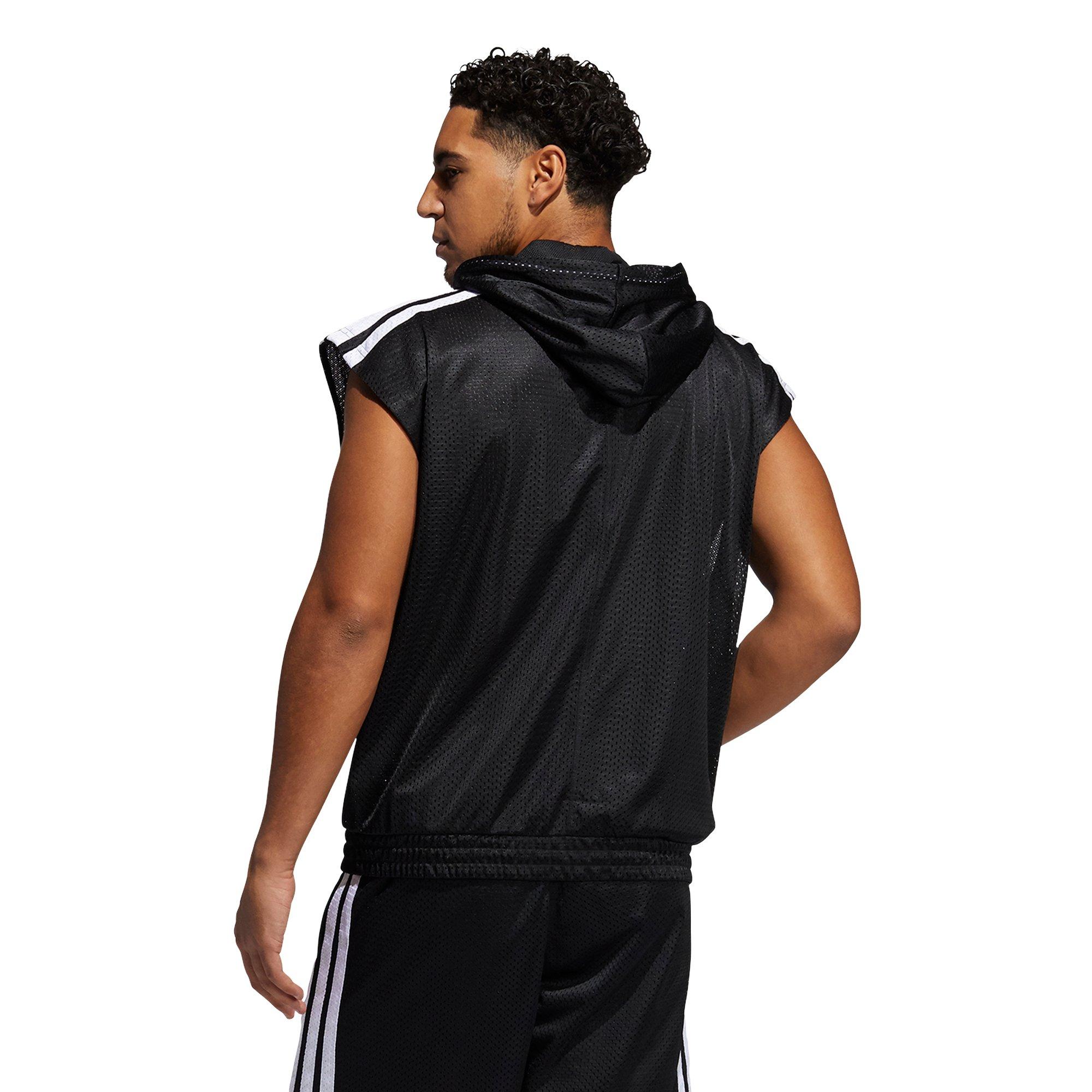 Mens adidas sleeveless hoodie new arrivals