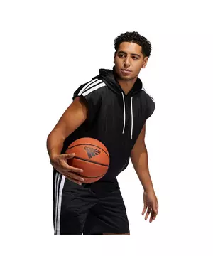 Adidas Basketball Sleeveless Logo Sweat in Sesame, Size X-Large | END. Clothing