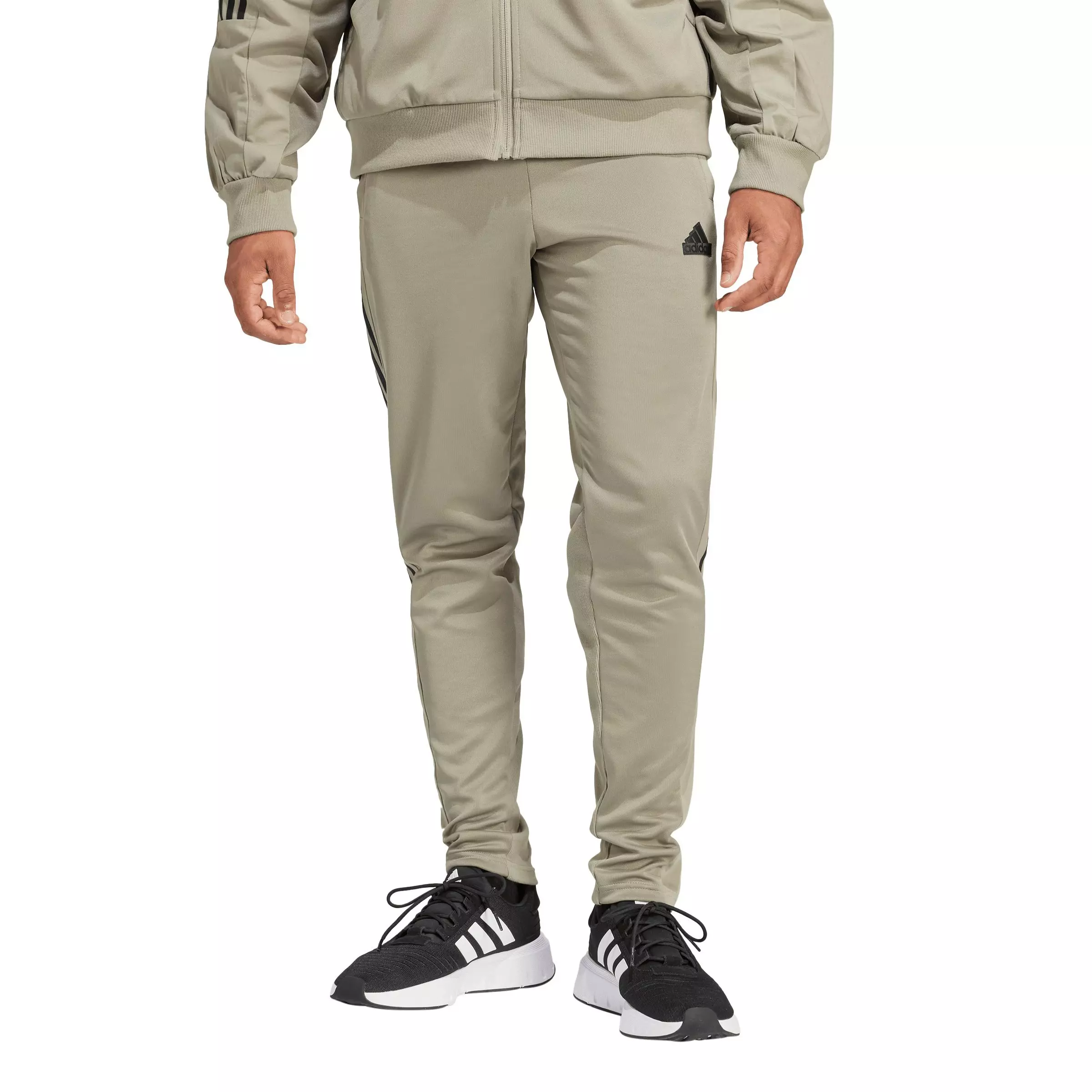 adidas Men's Tiro Material Mix Joggers - Light Olive - LIGHT OLIVE