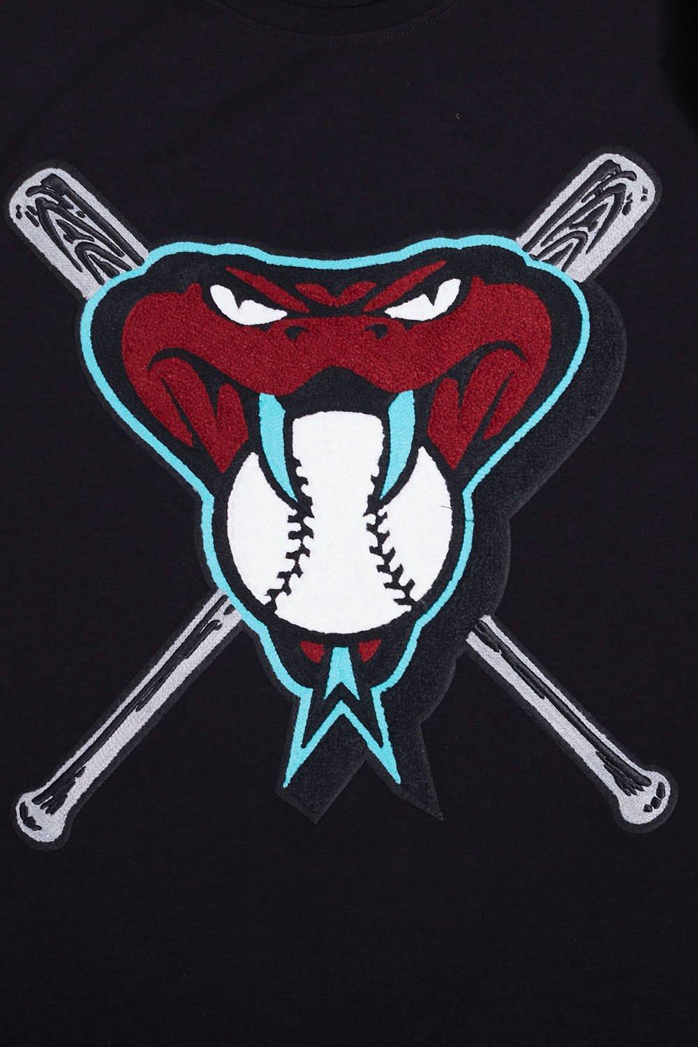 Pro Standard Men's MLB Arizona Diamondbacks Mashup Top - Black - BLACK Thumbnail View 5
