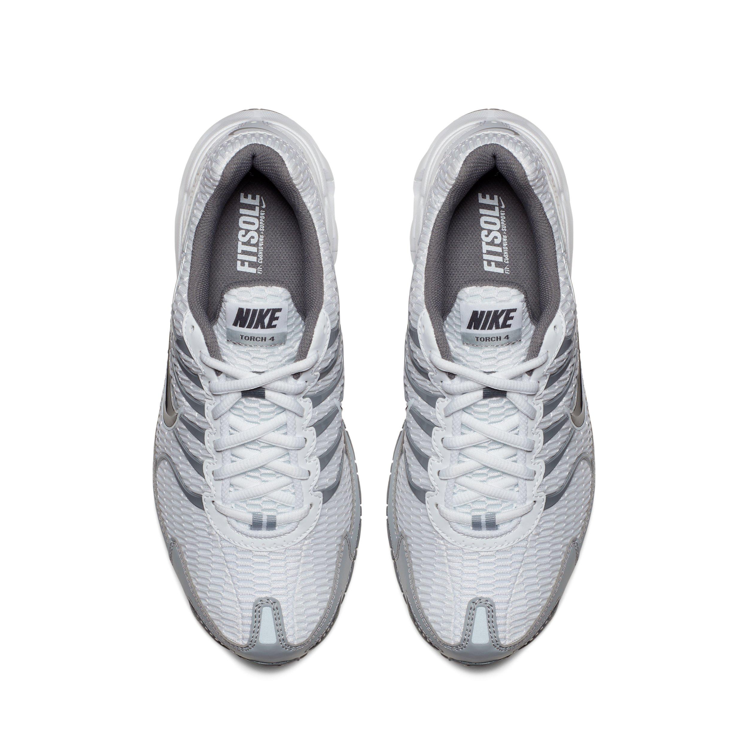 Nike Air Max Torch 4 "White/Wolf Grey/Cool Grey/Anthracite" Men's Shoe - WHITE/GREY/GREY/ANTHRACITE Thumbnail View 4