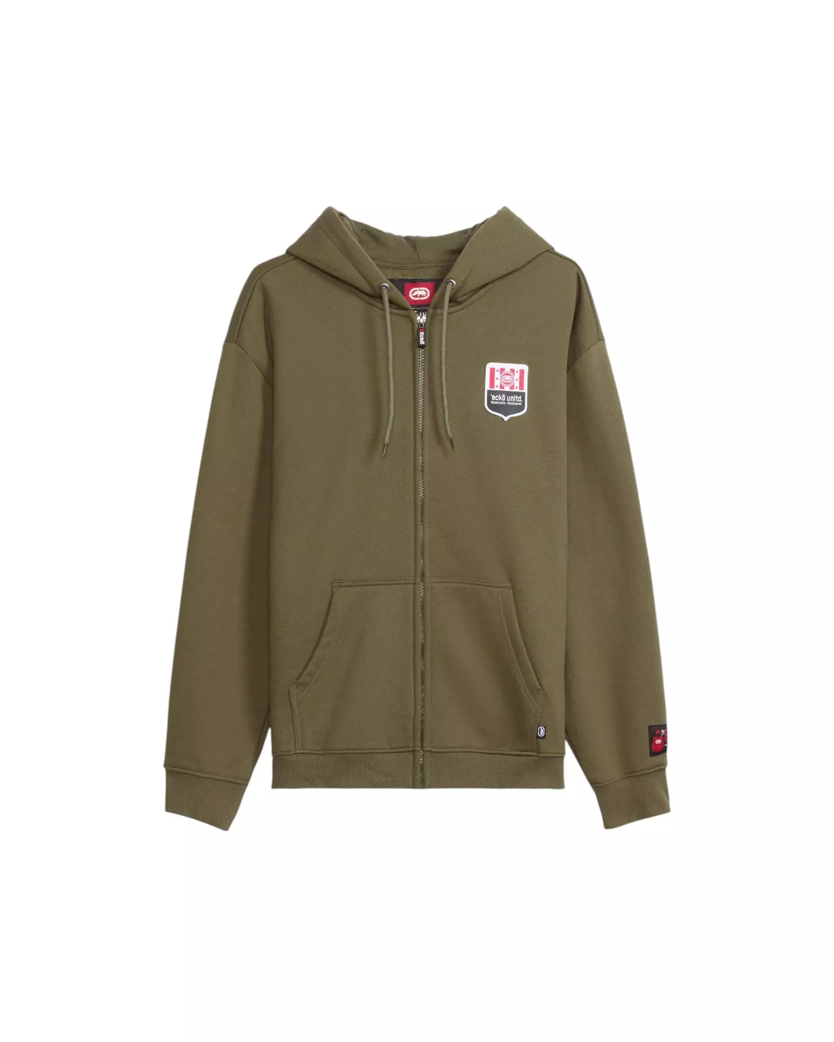 ecko unltd. Men's Cornerstone Full-Zip Jacket - Olive - OLIVE