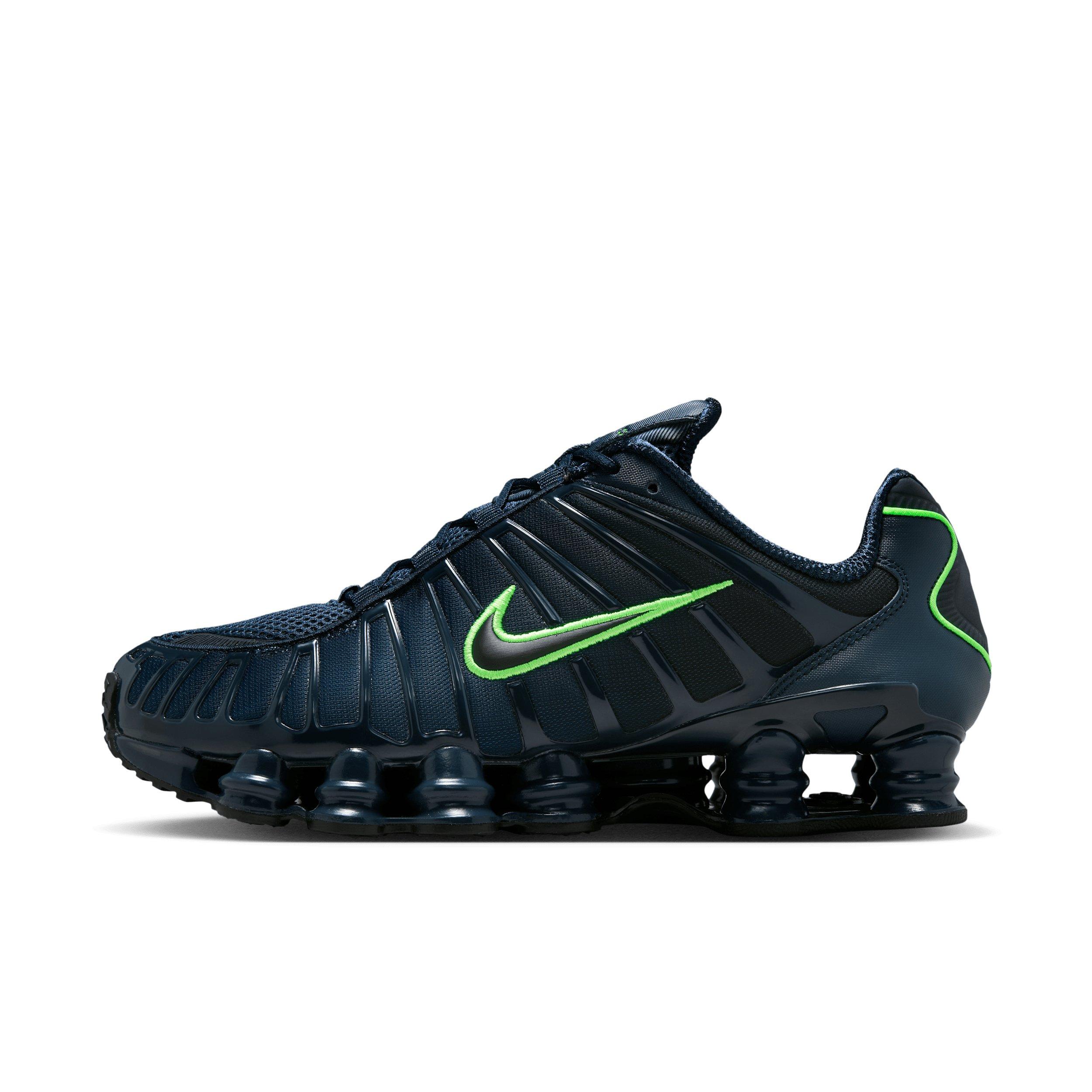 Nike Shox TL "Thunder Blue/Obsidian/Green Strike/Black" Men's Shoe - BLUE/OBSIDIAN/GREEN/BLACK Thumbnail View 2