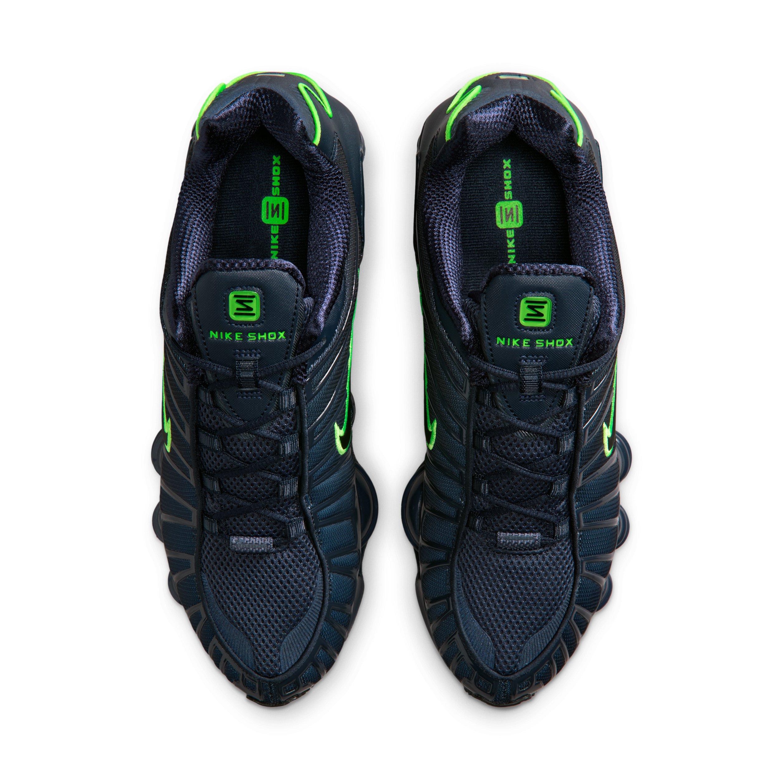 Nike Shox TL "Thunder Blue/Obsidian/Green Strike/Black" Men's Shoe - BLUE/OBSIDIAN/GREEN/BLACK Thumbnail View 4