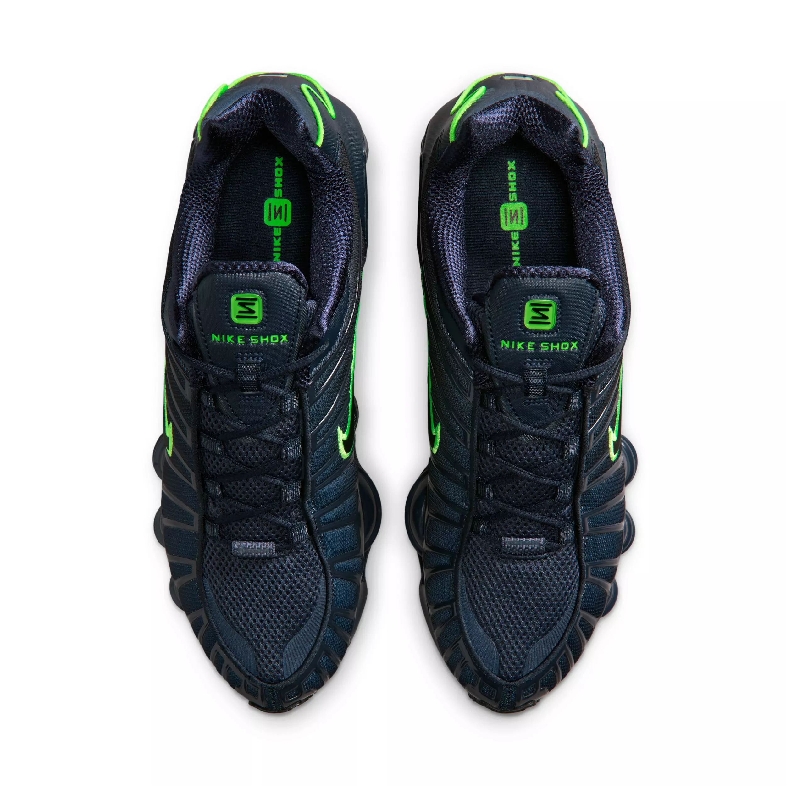 Nike Shox TL "Thunder Blue/Obsidian/Green Strike/Black" Men's Shoe - BLUE/OBSIDIAN/GREEN/BLACK