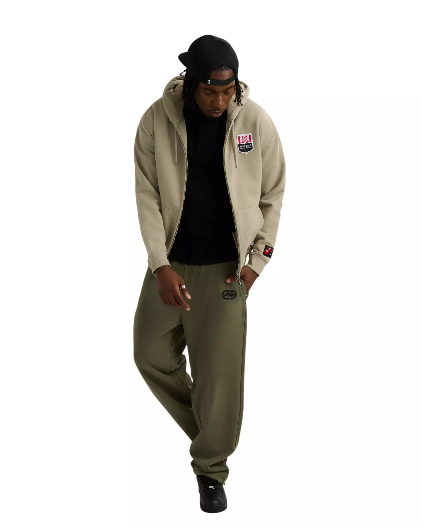 ecko unltd. Men's Cornerstone Full-Zip Jacket - Granite - GRANITE