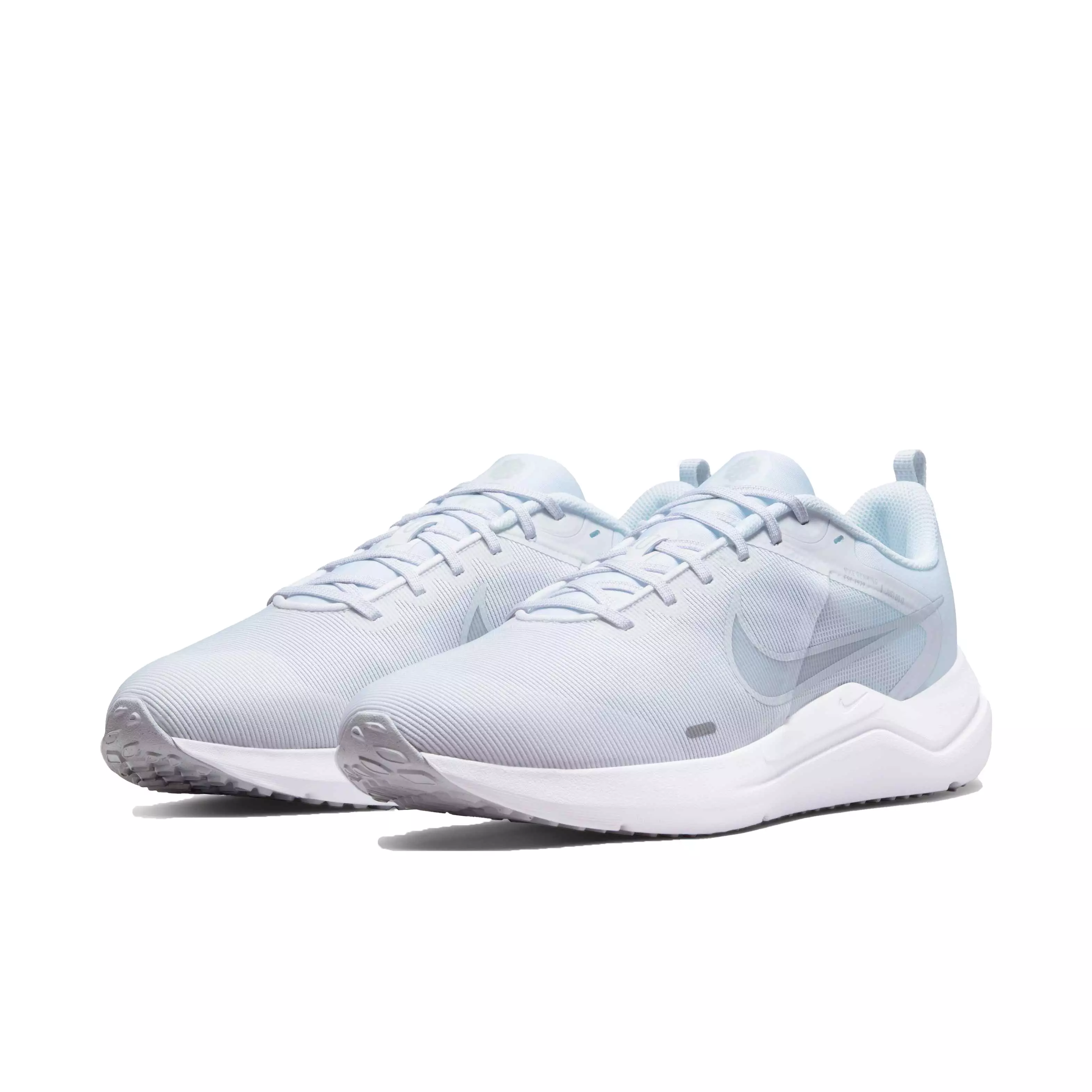 Nike Downshifter 12 "White/Pure Platinum/White" Men's Running Shoe - WHITE/PLATINUM/WHITE