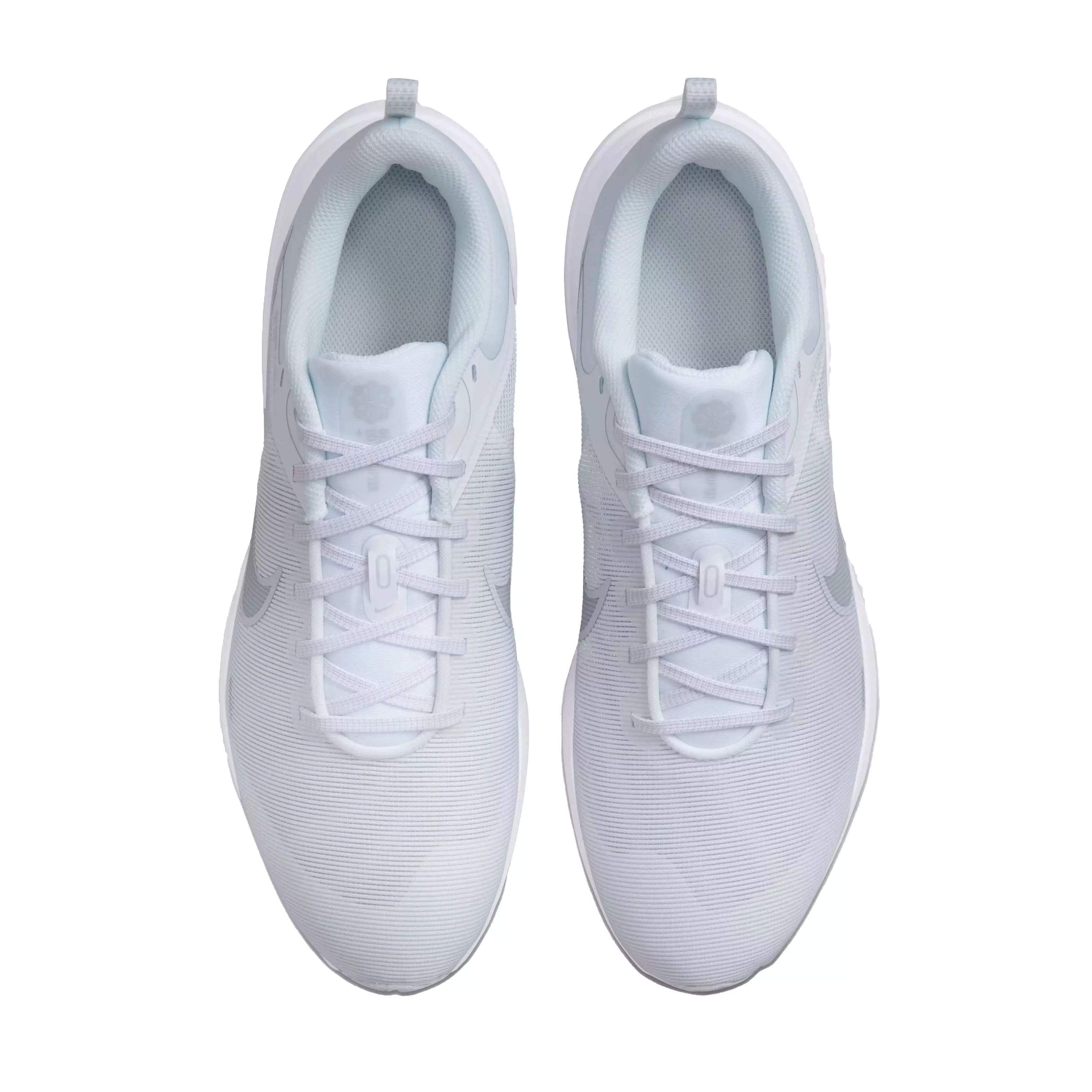 Nike Downshifter 12 "White/Pure Platinum/White" Men's Running Shoe - WHITE/PLATINUM/WHITE