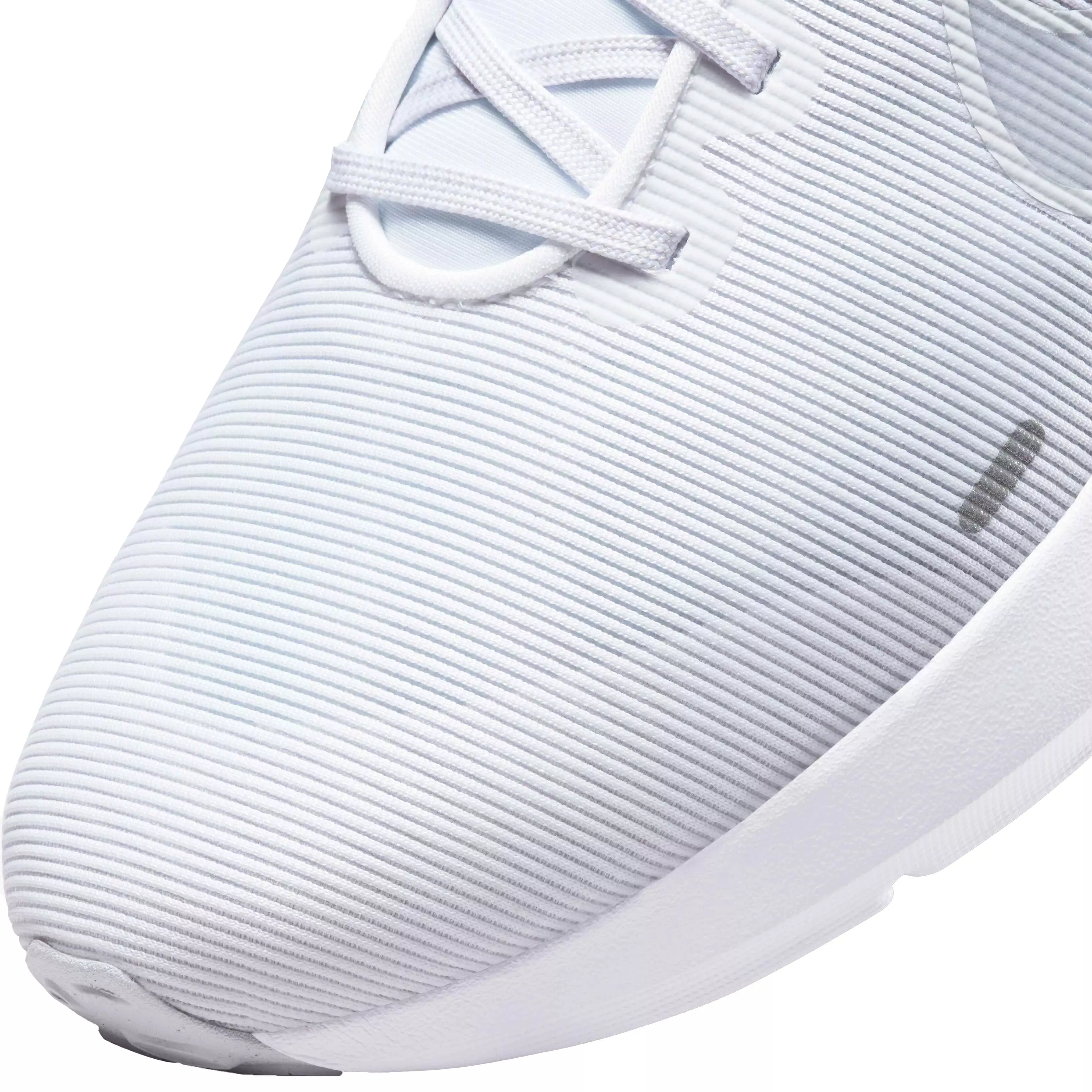 Nike Downshifter 12 "White/Pure Platinum/White" Men's Running Shoe - WHITE/PLATINUM/WHITE