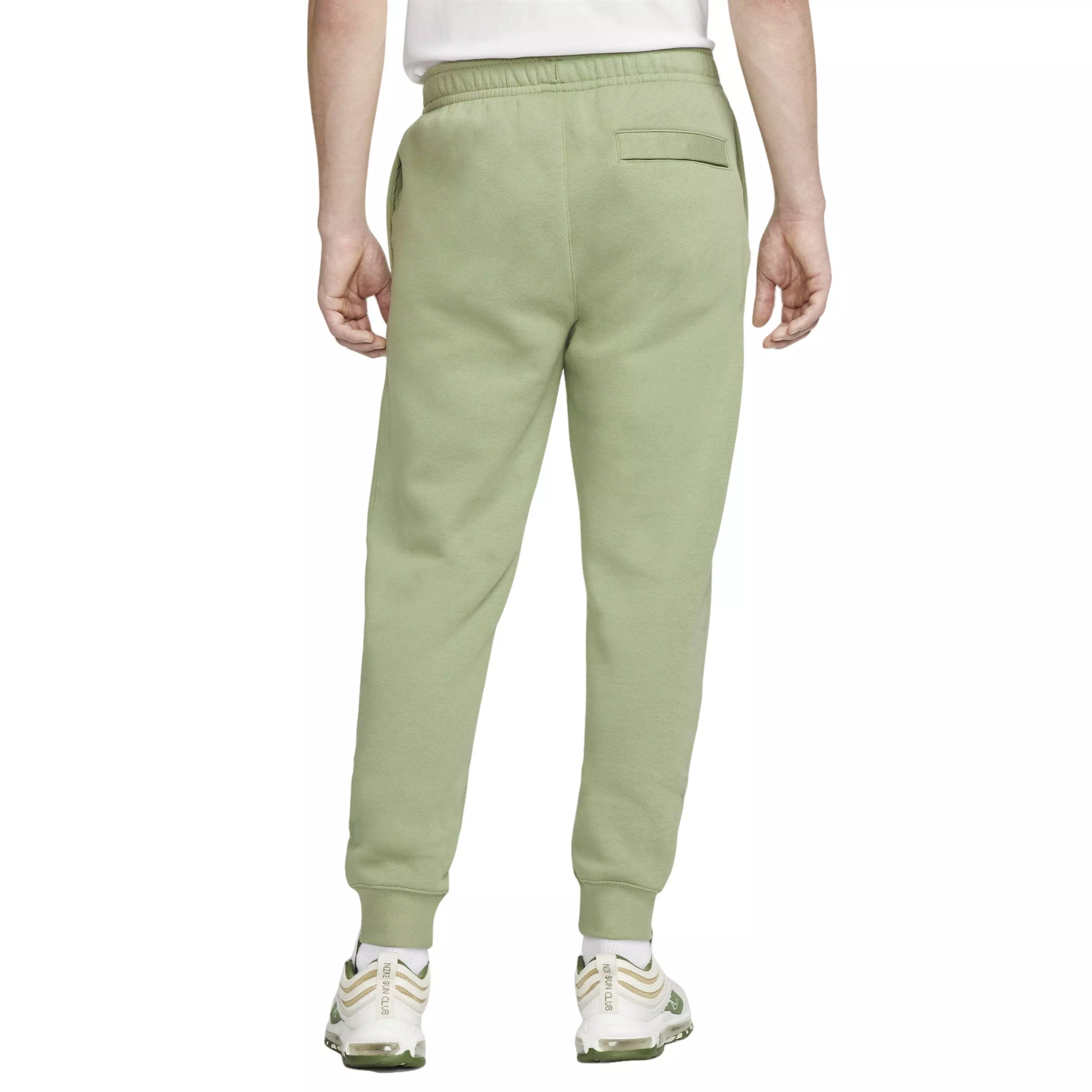 Nike Men's Sportswear Club Fleece BB Joggers-Green - GREEN