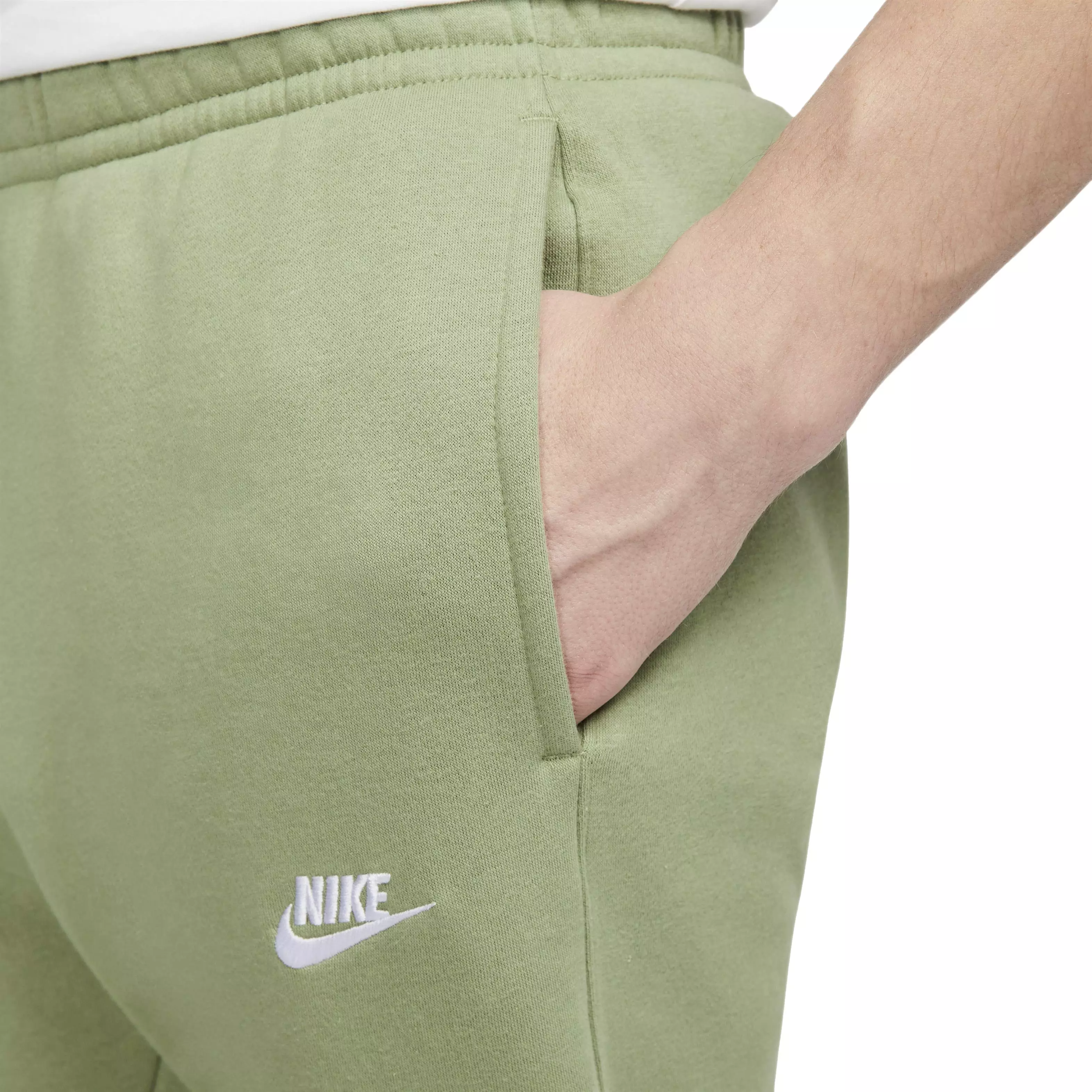 Nike Men's Sportswear Club Fleece BB Joggers-Green - GREEN