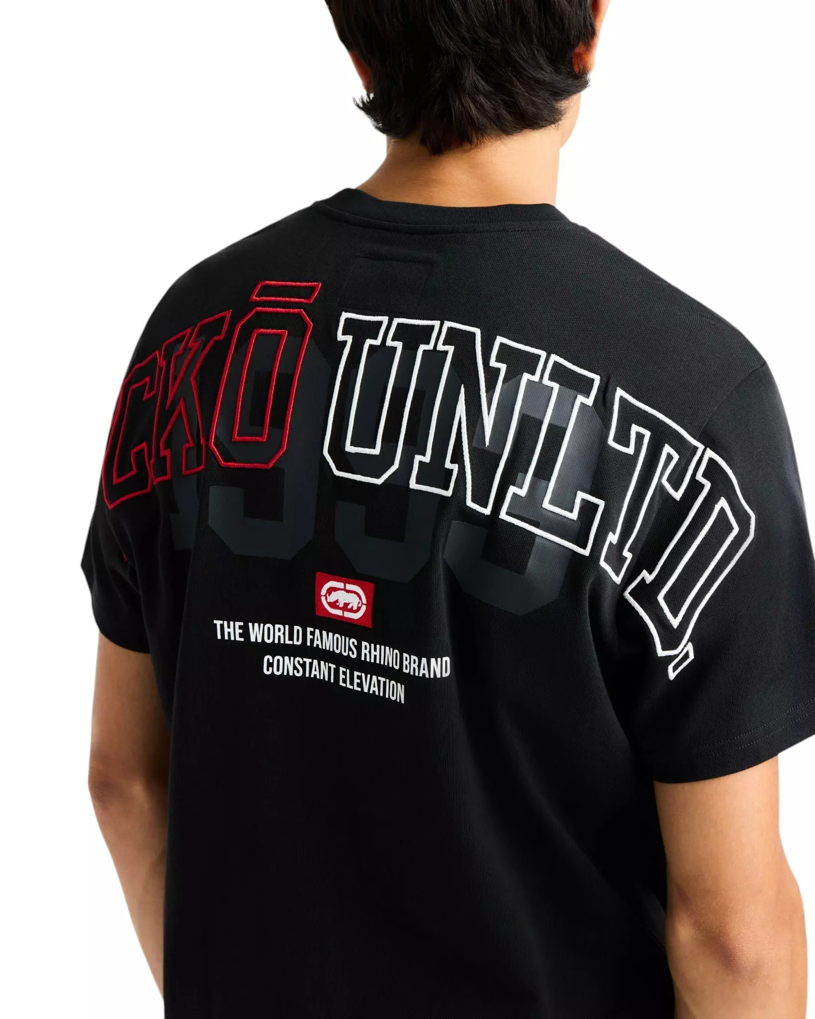 ecko unltd. Men's Cornerstone Short Sleeve Knit Tee - Black - BLACK
