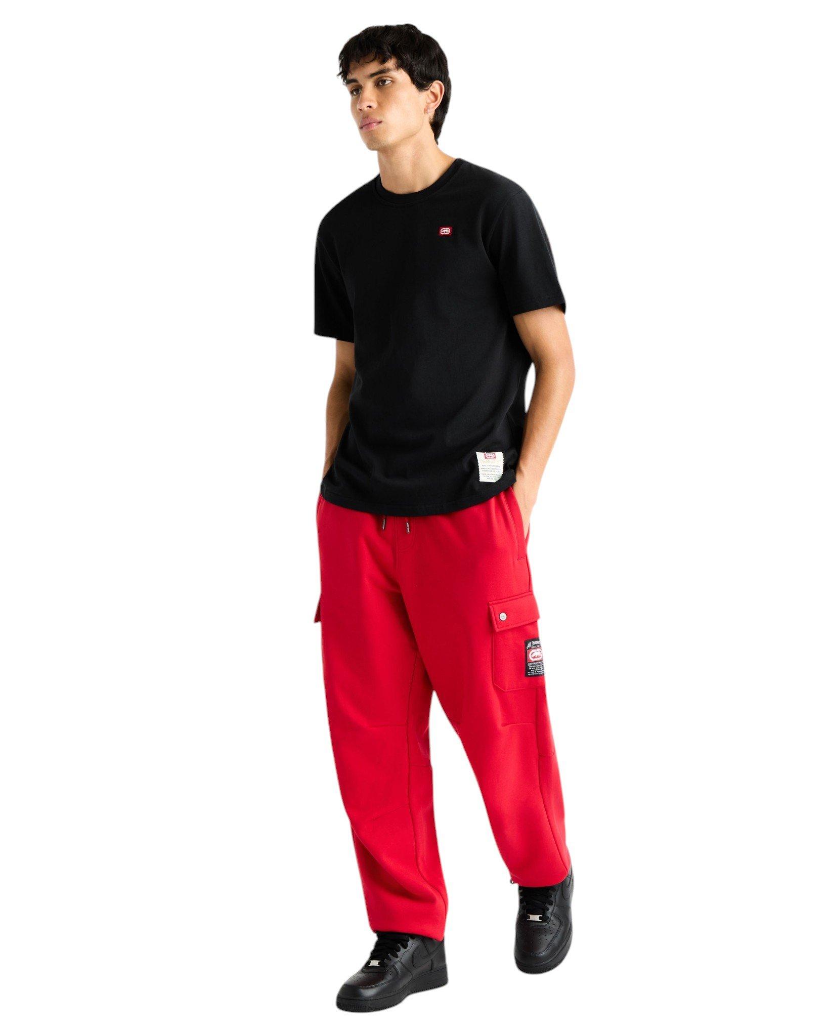 ecko unltd. Men's Cornerstone Short Sleeve Knit Tee - Black - BLACK
