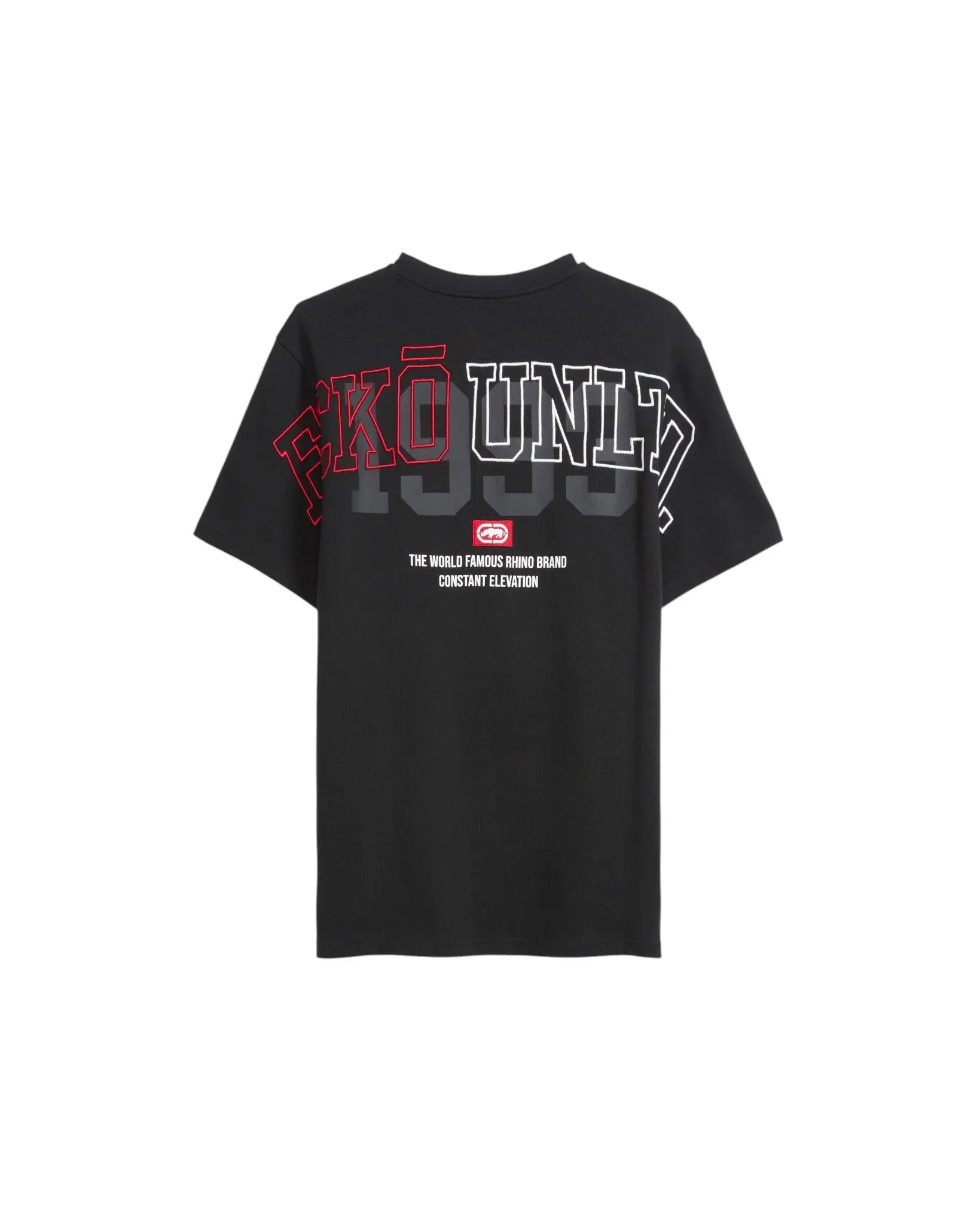 ecko unltd. Men's Cornerstone Short Sleeve Knit Tee - Black - BLACK