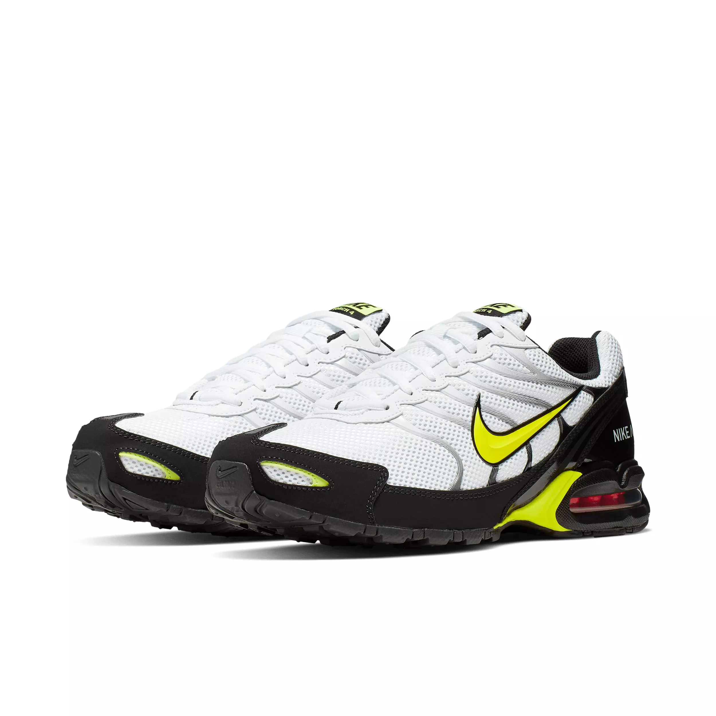 Nike Air Max Torch 4 "White/Black/Bright Crimson/Volt" Men's Shoe - WHITE/BLACK/CRIMSON/VOLT