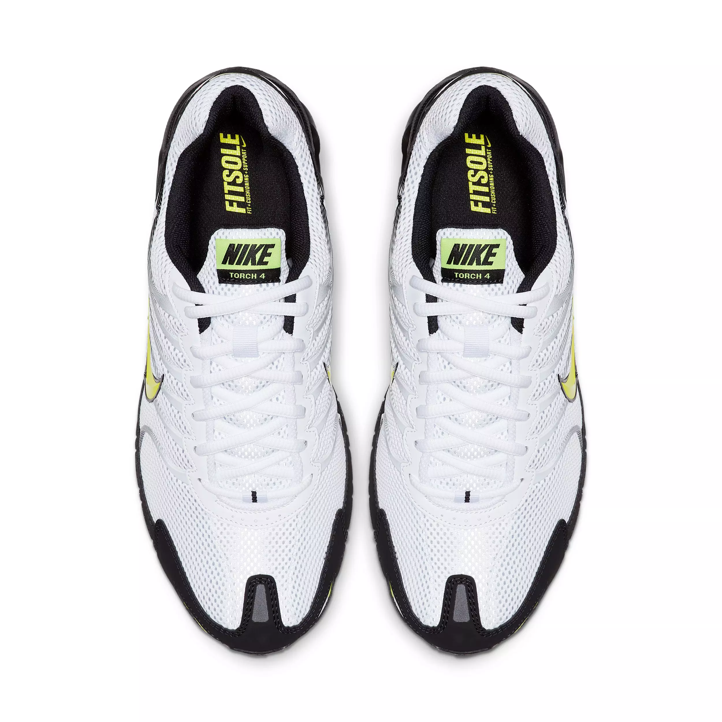 Nike Air Max Torch 4 "White/Black/Bright Crimson/Volt" Men's Shoe - WHITE/BLACK/CRIMSON/VOLT