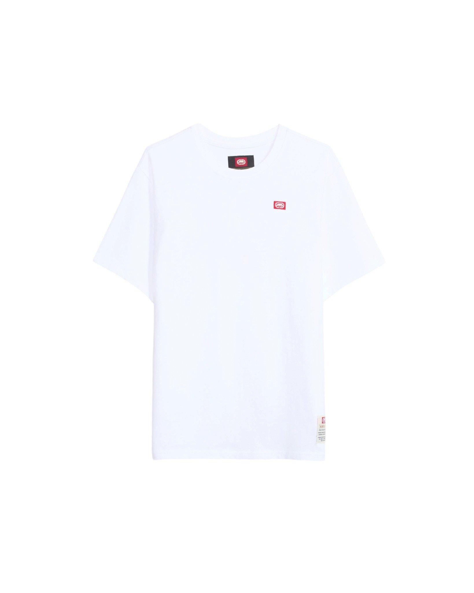 ecko unltd. Men's Cornerstone Short Sleeve Knit Tee - White - WHITE